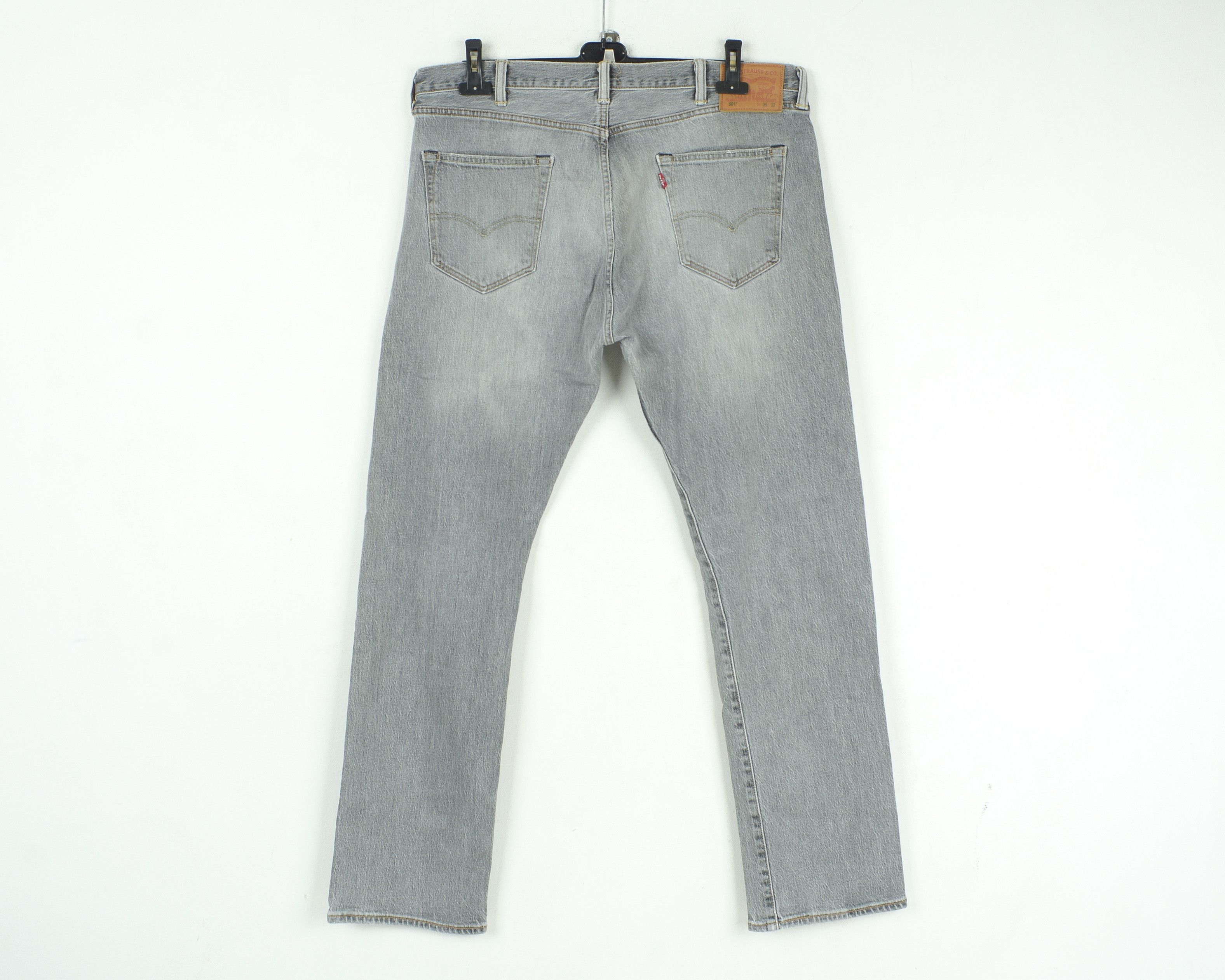 Levi's 501 Mens W38 L32 Regular Straight Jeans Denim Pants Trousers Size US 38 / EU 54 - 10 Thumbnail