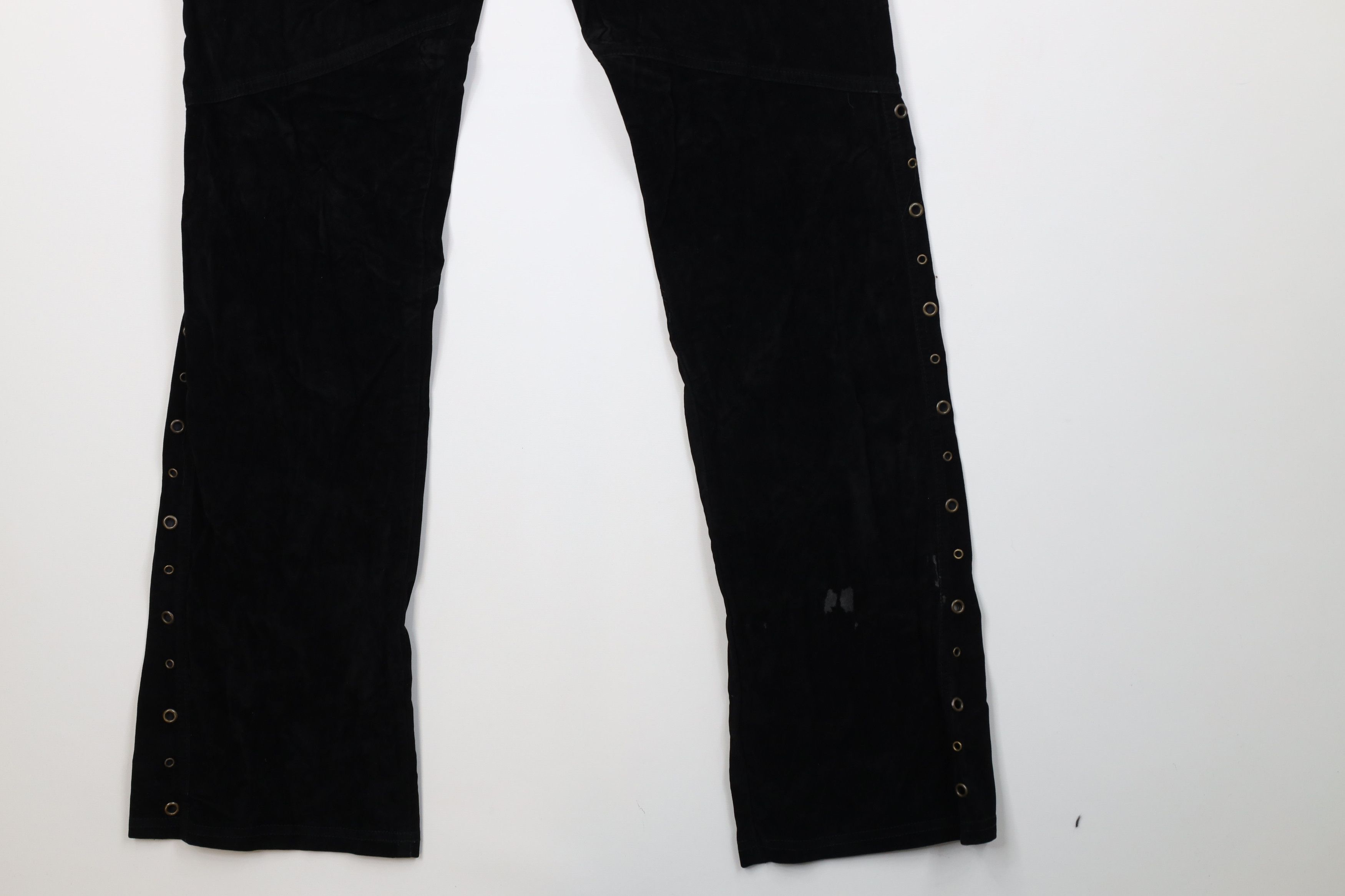 Lip Service Vintage 90s Lip Service Velvet Velour Wide Leg Pants USA Size 32" / US 10 / IT 46 - 15 Thumbnail