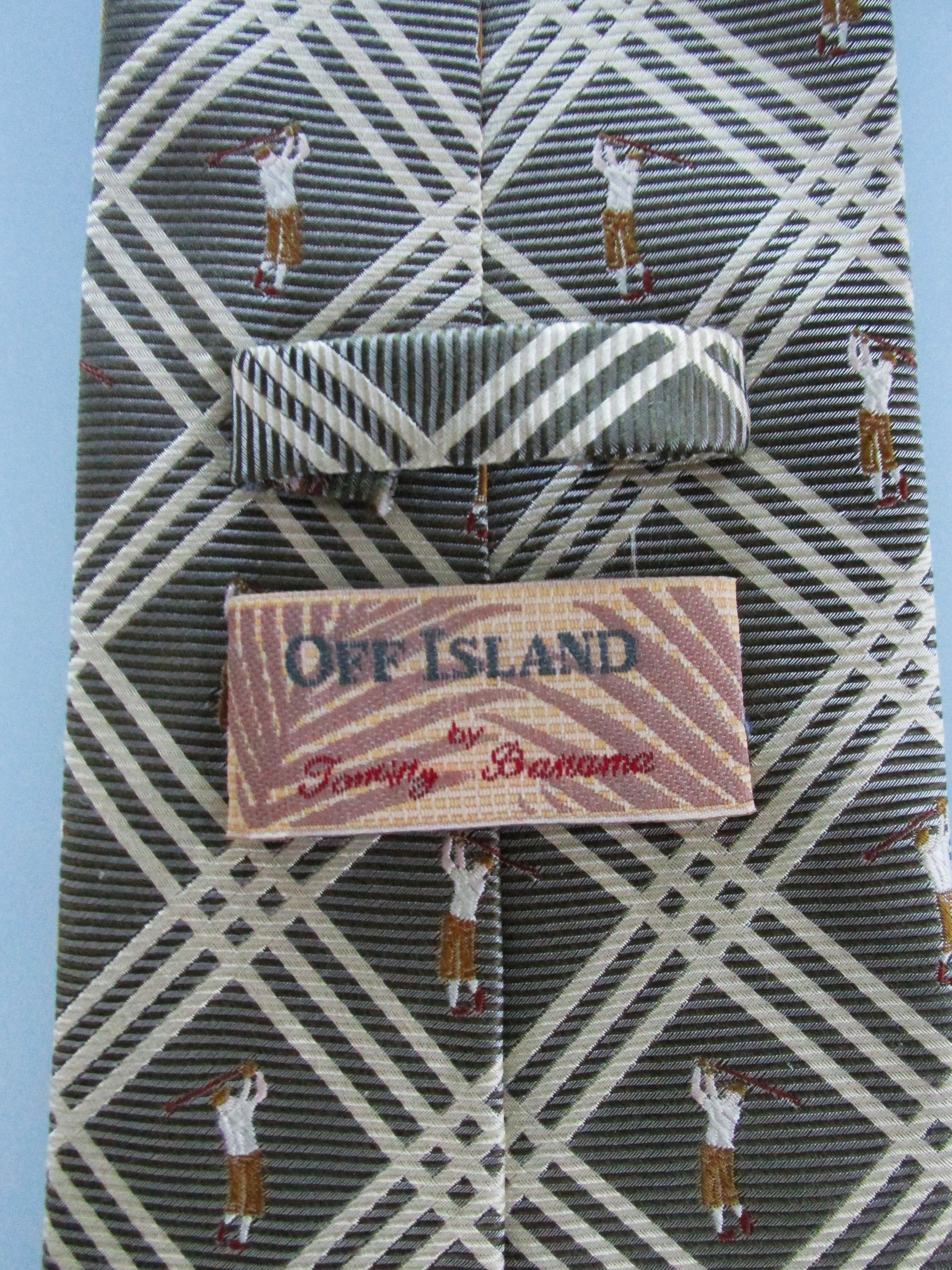 Tommy Bahama Tommy Bahama Men's Silk Golf Tie Size ONE SIZE - 5 Thumbnail