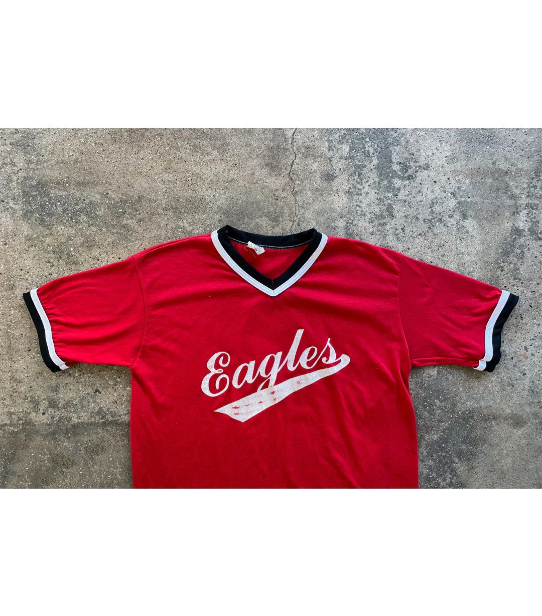 Vintage 80's Vintage Eagles Jersey Size US L / EU 52-54 / 3 - 3 Thumbnail