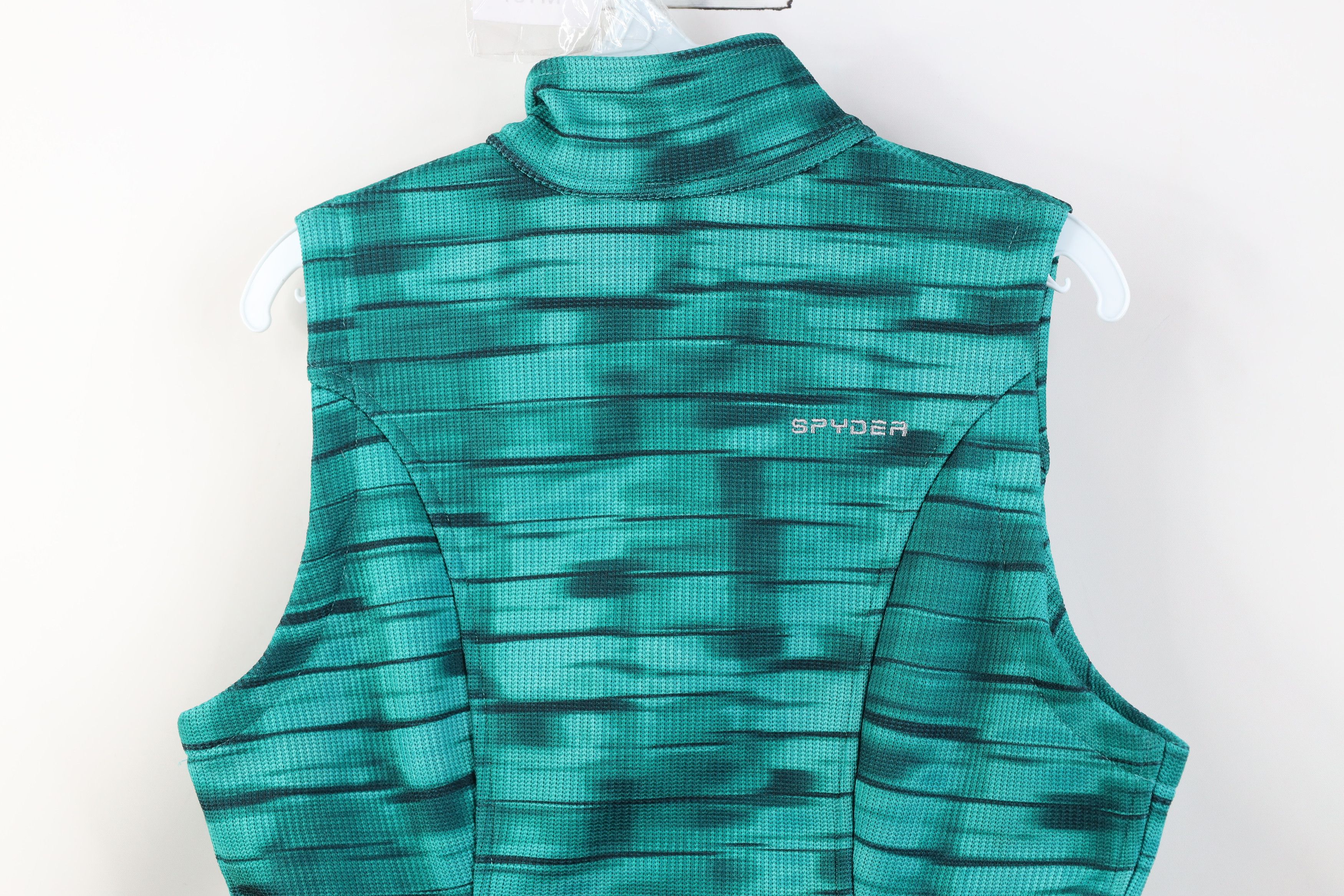 Spyder Spyder Spell Striped Knit Full Zip Sweater Vest Jacket Green Size M / US 6-8 / IT 42-44 - 13 Thumbnail