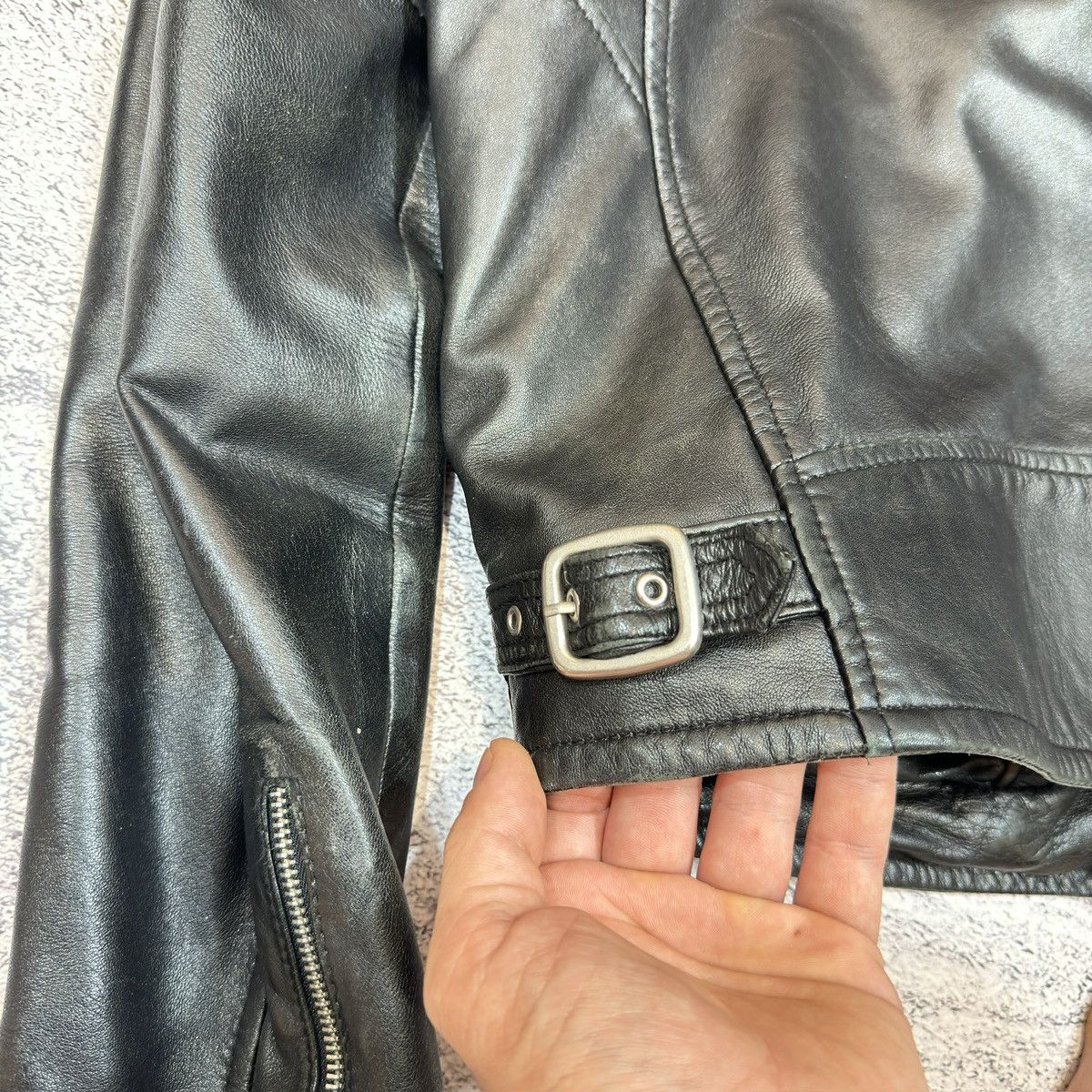 Schott Schott Mens Black Biker Jacket M size Size US M / EU 48-50 / 2 - 11 Thumbnail