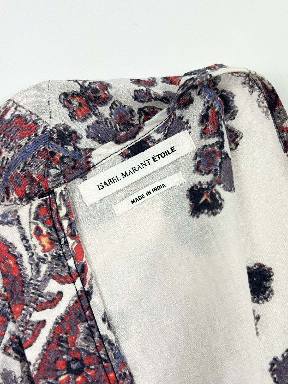 Isabel Marant Etoile Isabel Marant Étoile Tullya Blouse Paisley Cotton Top M Size M / US 6-8 / IT 42-44 - 13 Thumbnail
