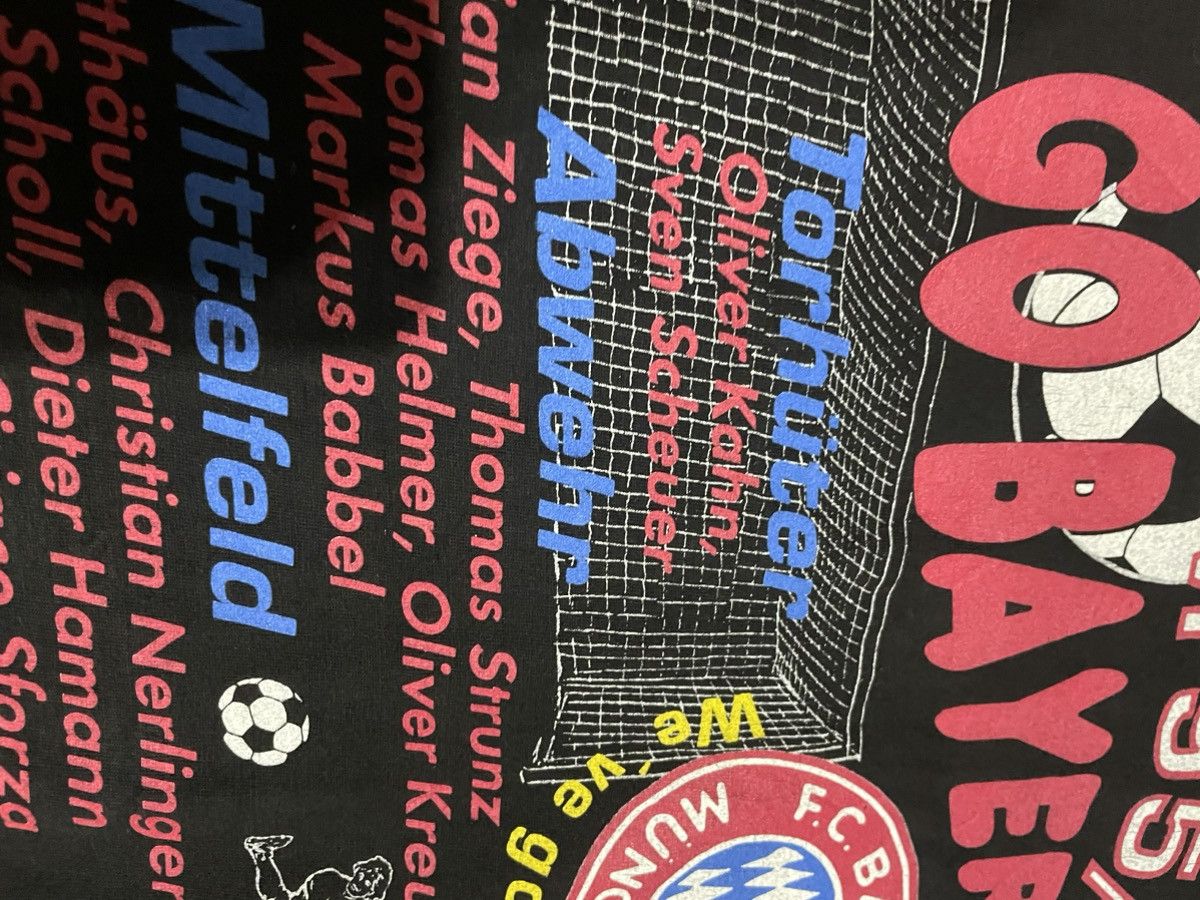 Other 90s Bayern Munchen Tour Distressed Glued Tee Size US L / EU 52-54 / 3 - 18 Thumbnail