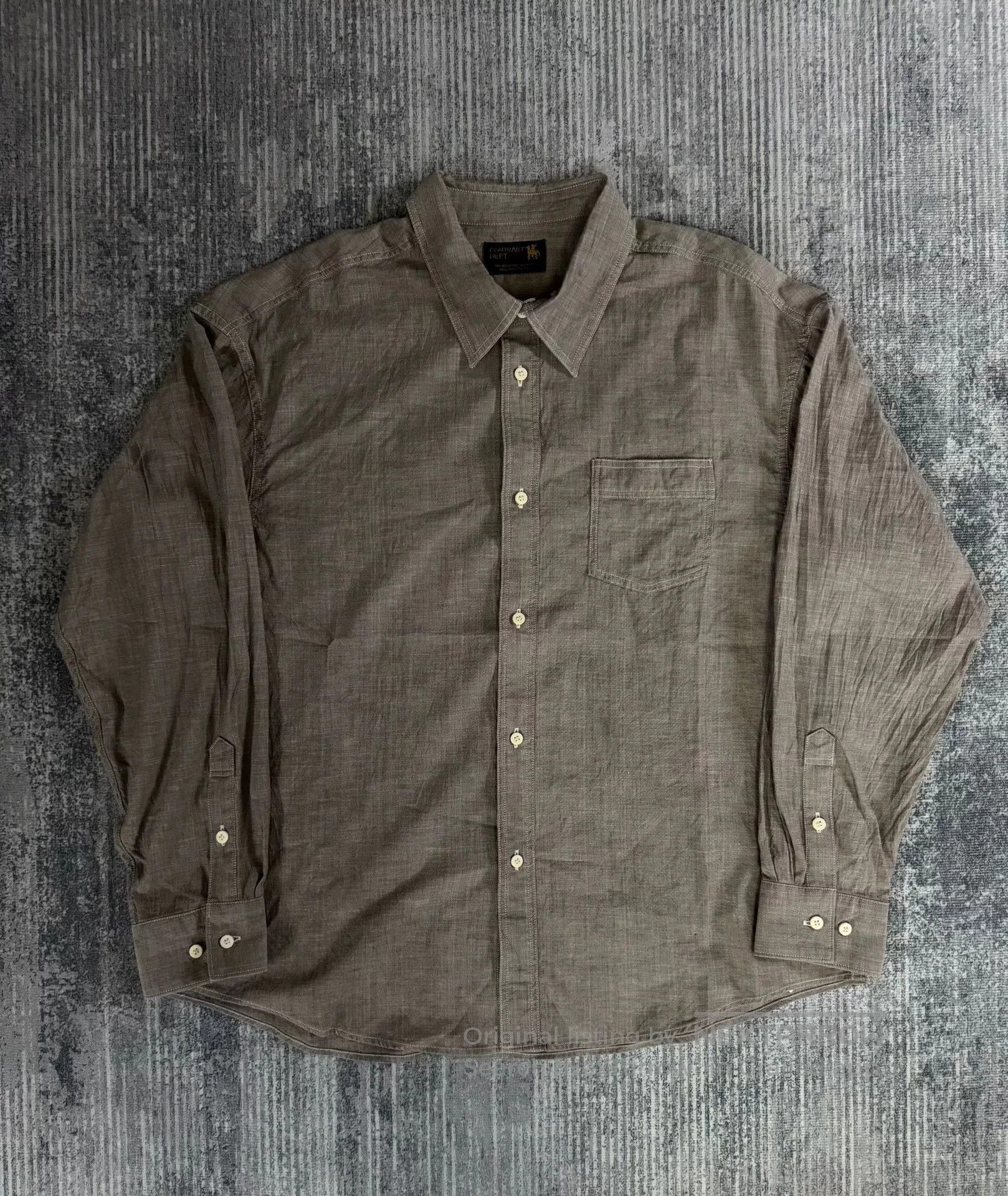 Visvim VISVIM 24AW Chambray Long Sleeve Shirt. Size US M / EU 48-50 / 2 - 1 Thumbnail