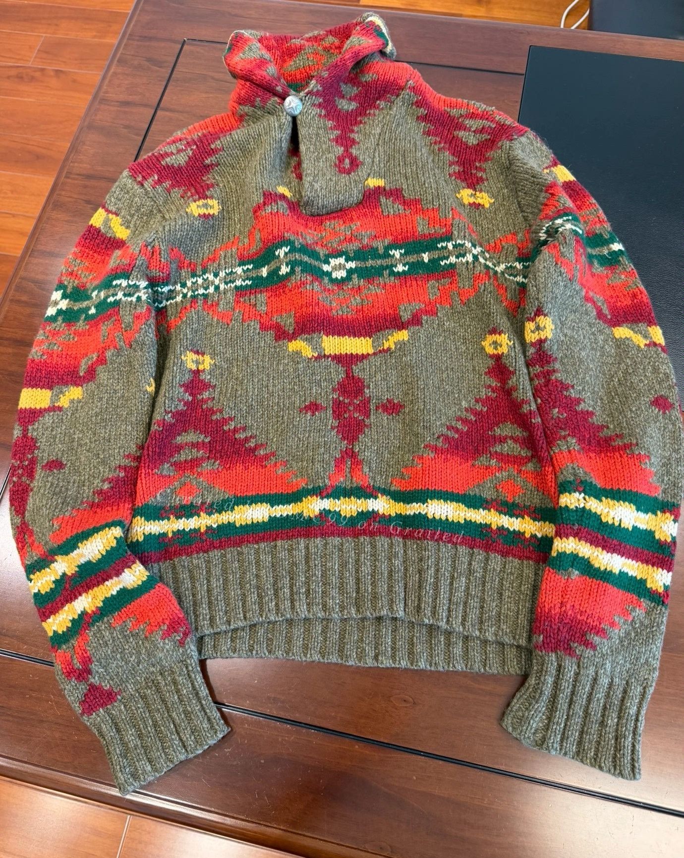 Ralph Lauren Ralph Lauren Shawl Collar Knit Sweater Size US M / EU 48-50 / 2 - 1 Thumbnail