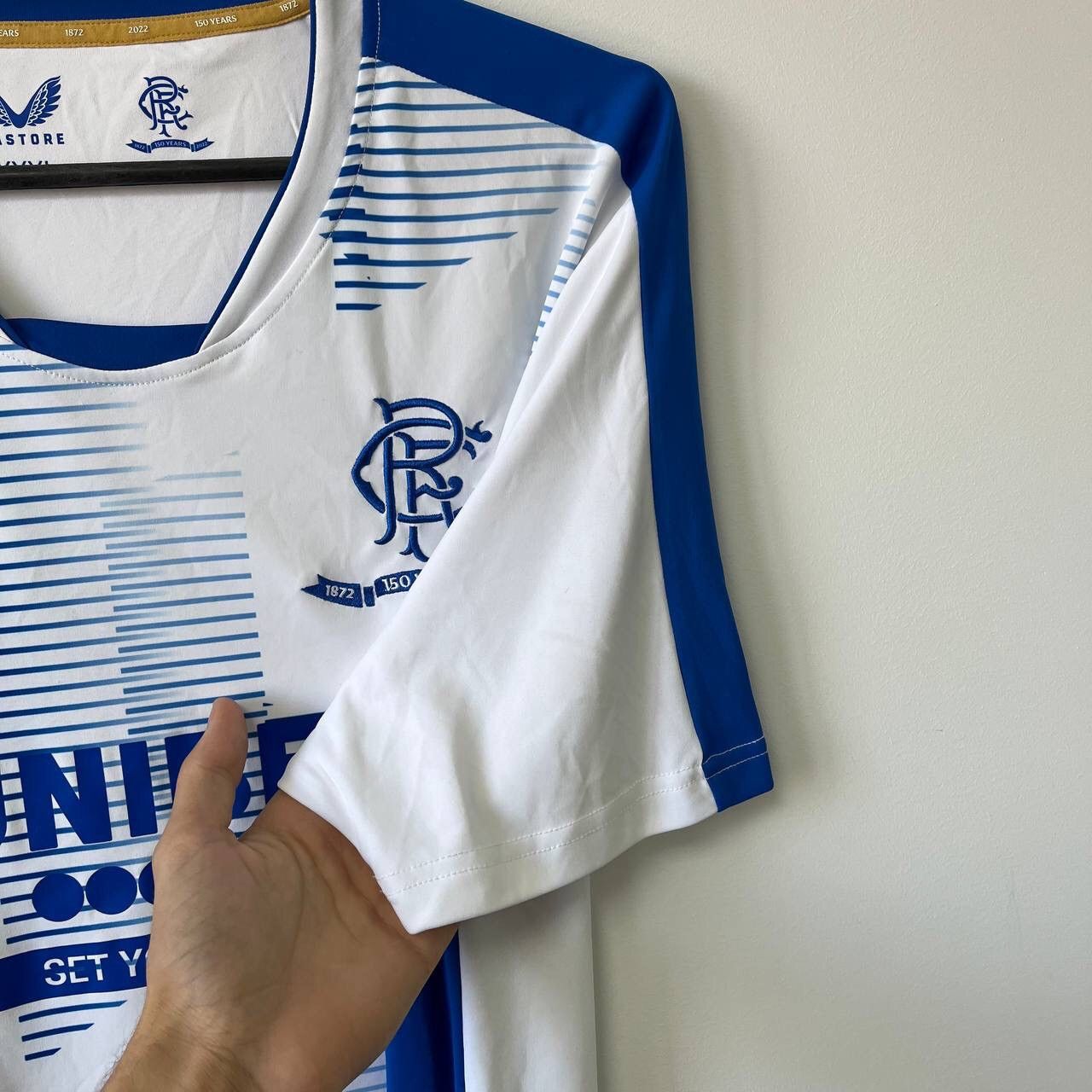 Vintage Glasgow Rangers 2021/2022 Training Football Shirt Soccer Size US XXL / EU 58 / 5 - 10 Thumbnail
