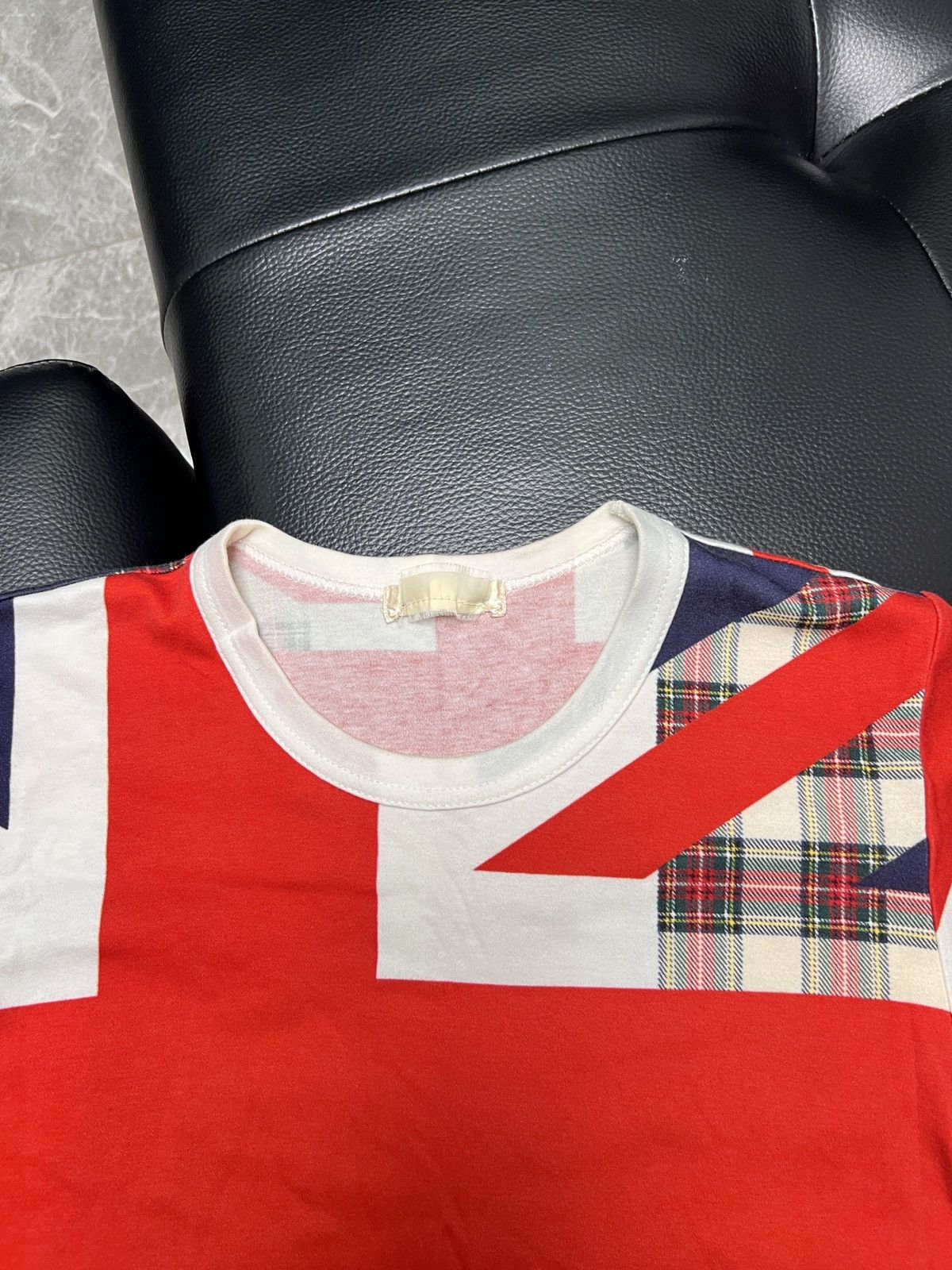 Comme des Garcons Comme des Garçons SS06 Union Jack Plaid Patchwork T-Shirt Size US S / EU 44-46 / 1 - 3 Thumbnail