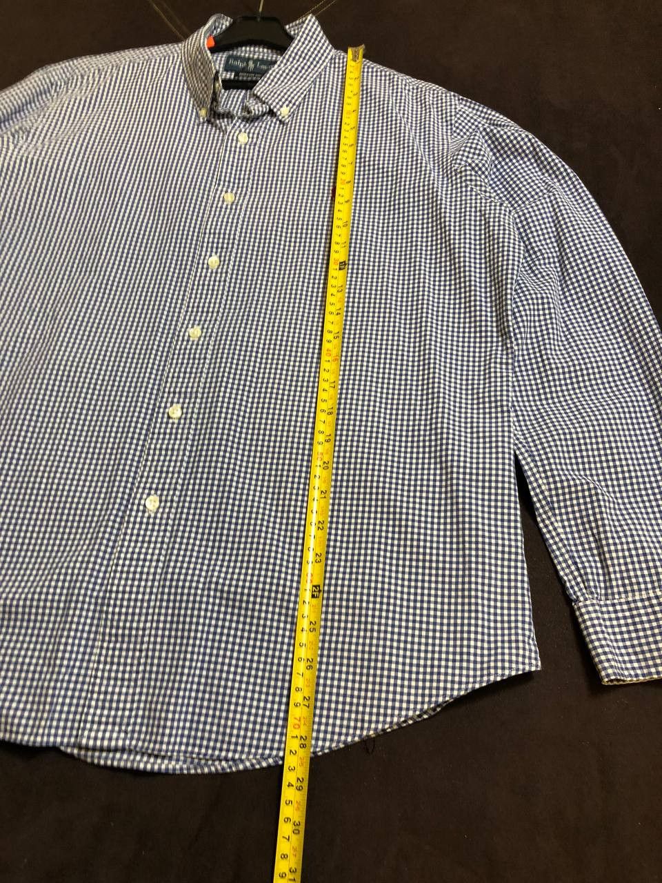 Polo Ralph Lauren Vintage 90s Polo Ralph Lauren Check Embroidered Shirt Blue Size US XL / EU 56 / 4 - 3 Thumbnail