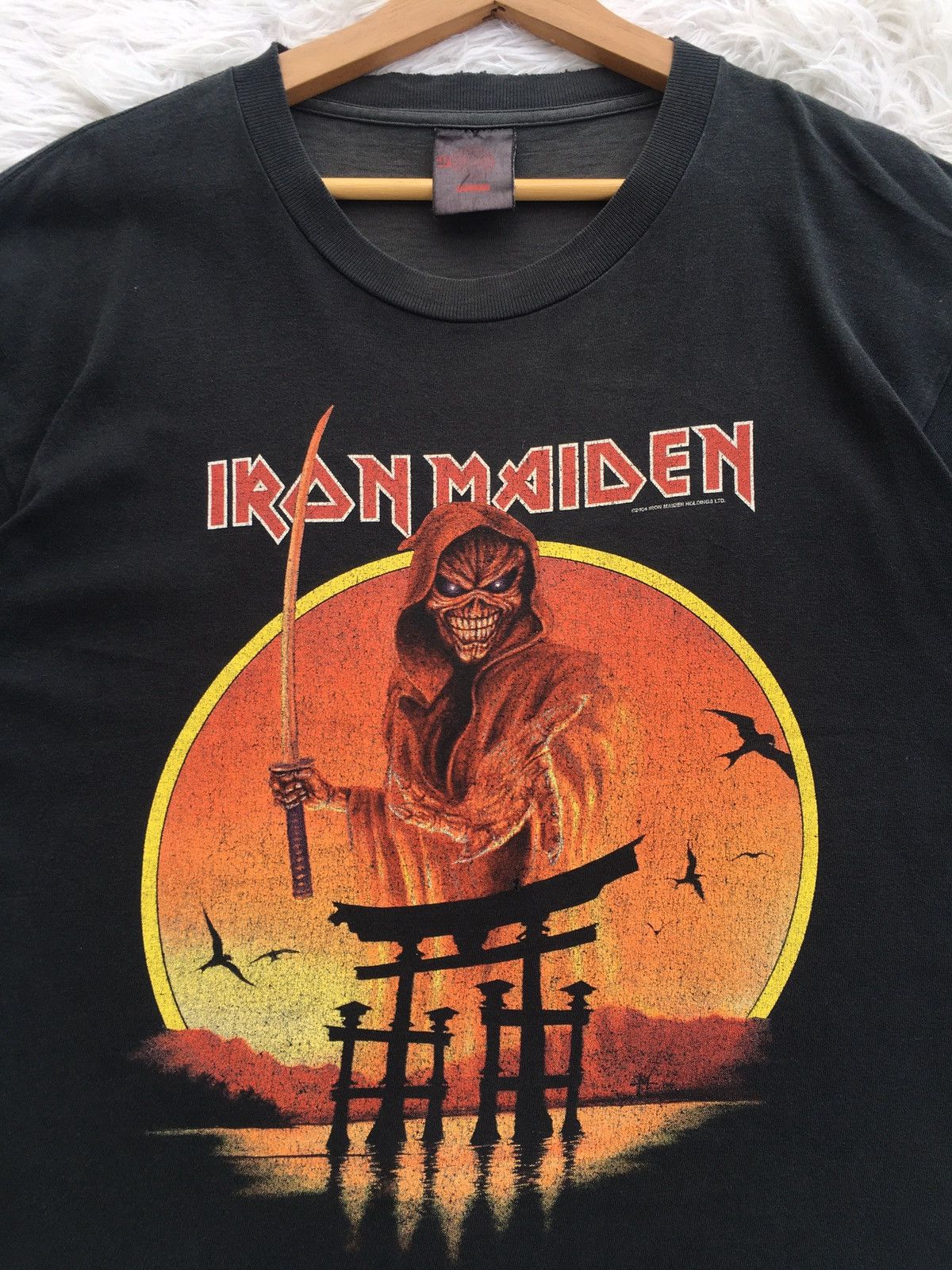 Band Tees Rare Vintage Dance of Death World Tour 2004 Iron Maiden Tee Size US L / EU 52-54 / 3 - 7 Thumbnail