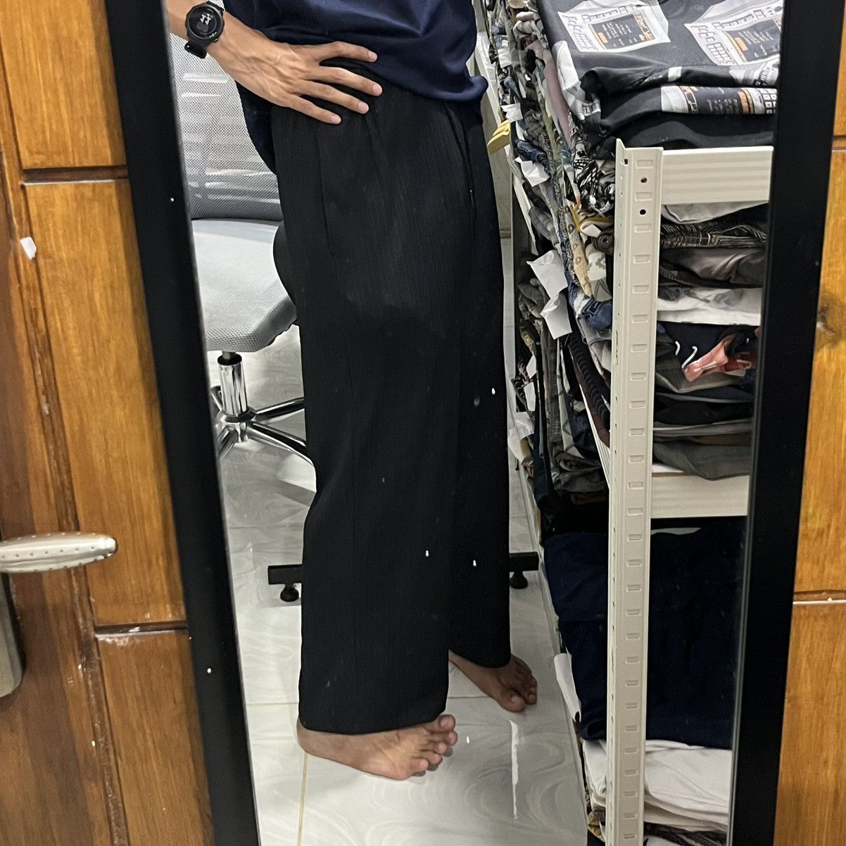Japanese Brand Gu Pleated Black Pant Size US 30 / EU 46 - 14 Thumbnail