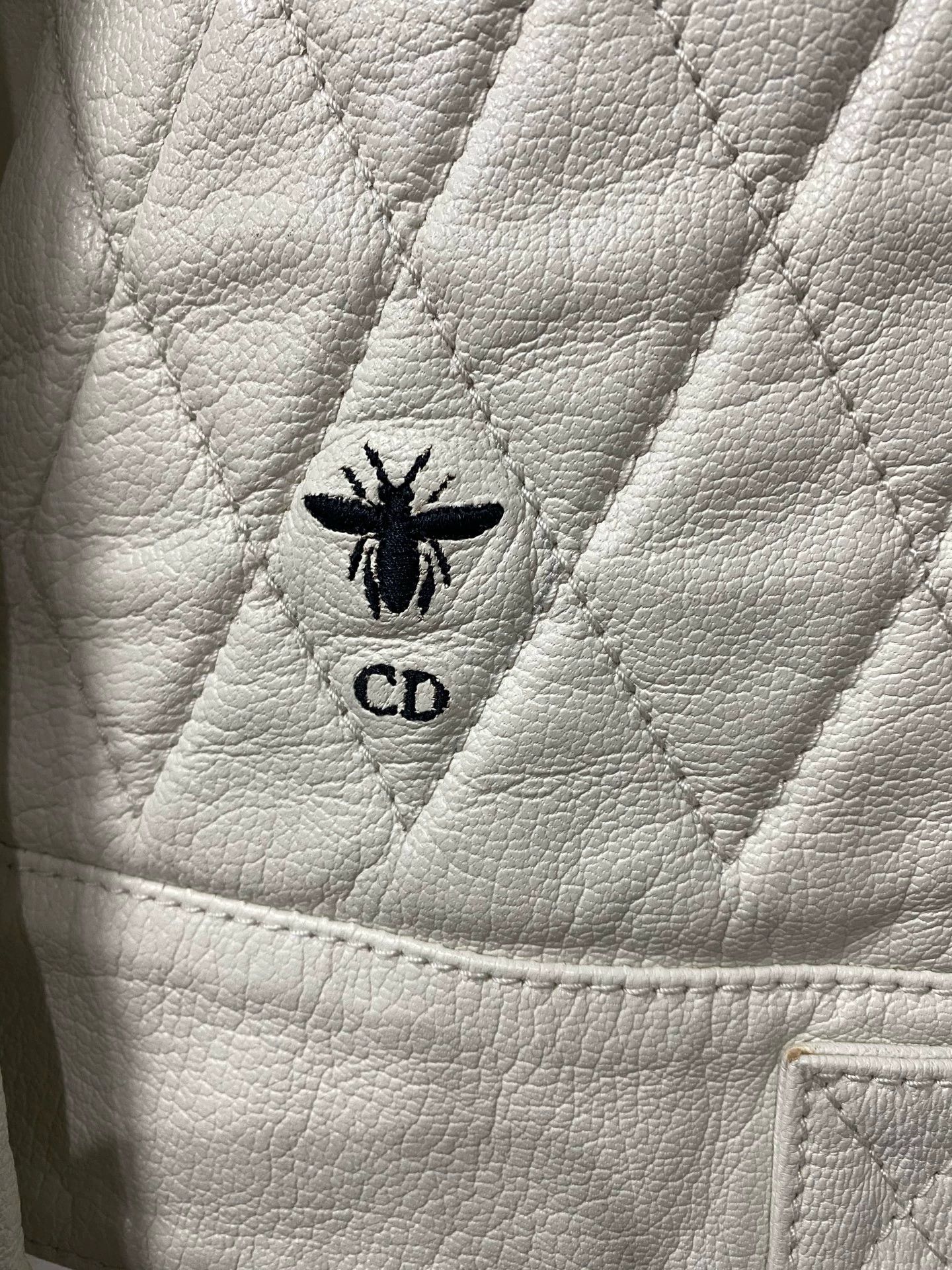 Dior Dior Bee Quilted Leather Jacket Size XS / US 0-2 / IT 36-38 - 5 Thumbnail