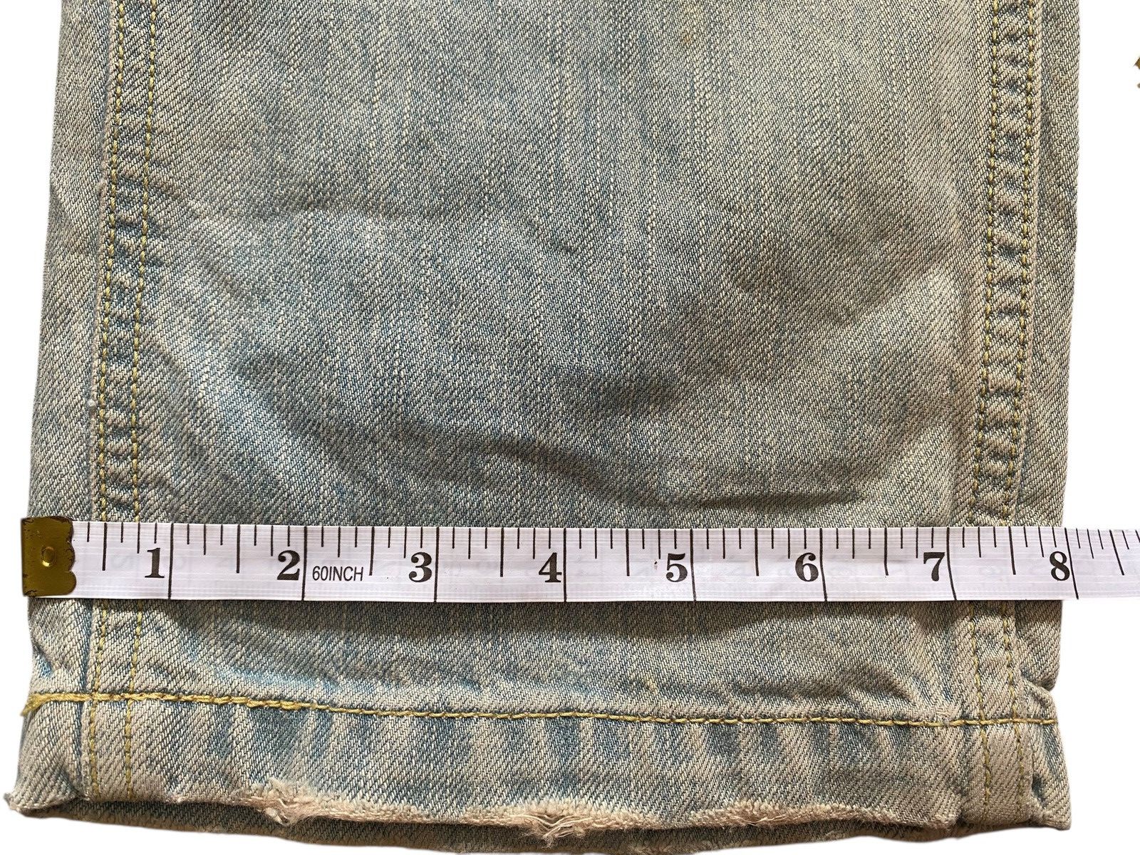 Japanese Brand Rodeo Crowns Printed American Flag Denim Size US 32 / EU 48 - 11 Thumbnail