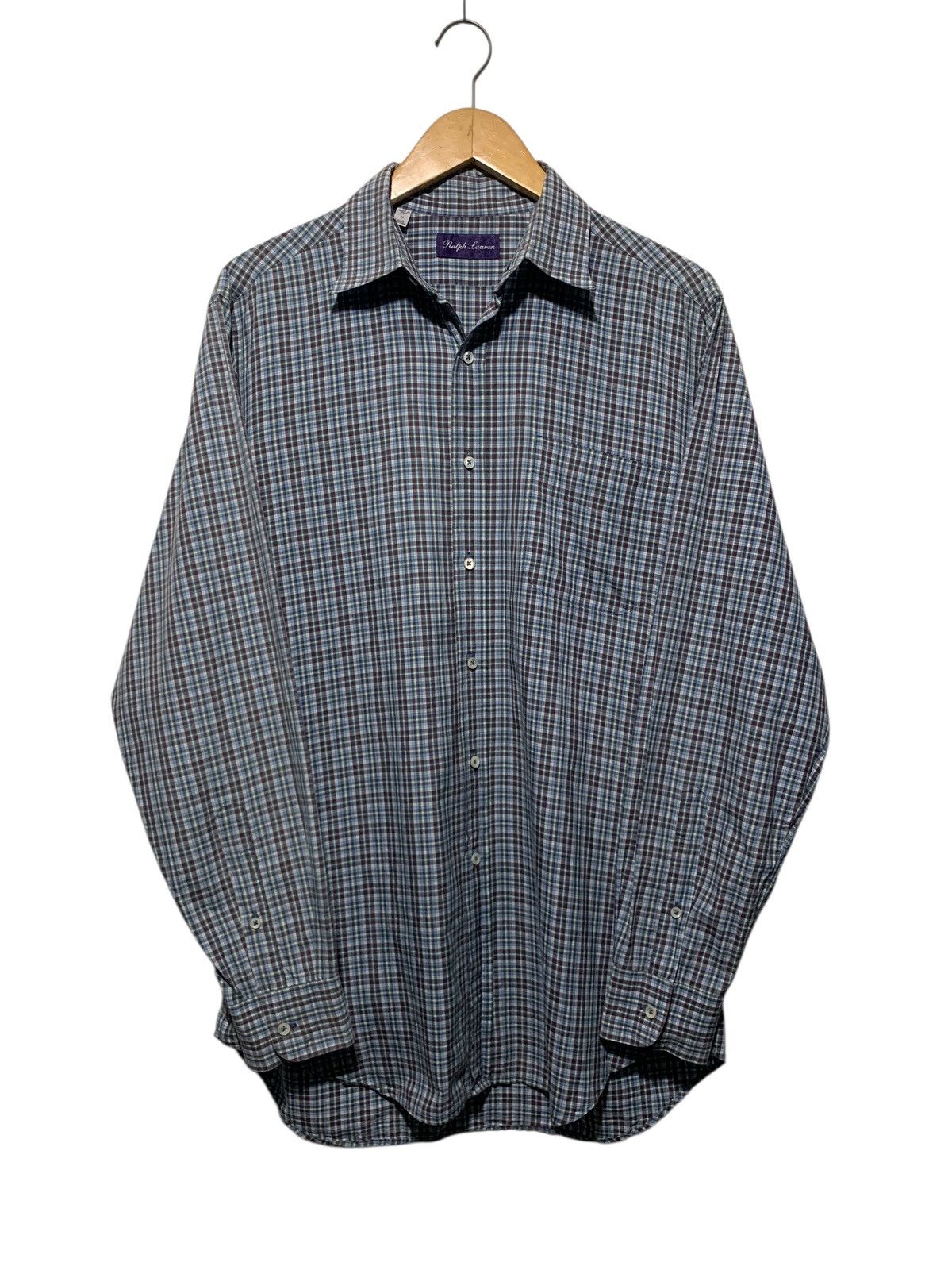 Ralph Lauren Purple Label Ralph lauren Purple Label checkered shirt Size US M / EU 48-50 / 2 - 1 Thumbnail