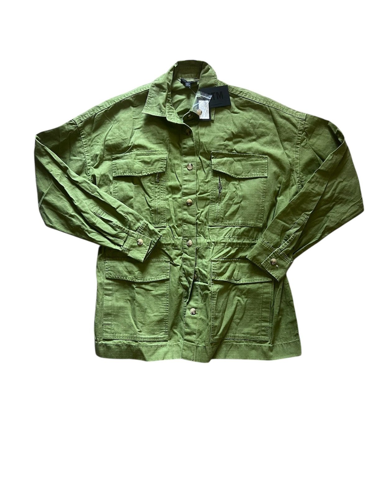 ATM Anthony Thomas Melillo Anthony Thomas Melillo (ATM) Green Cargo Jacket | XS/S NWT Size S / US 4 / IT 40 - 1 Thumbnail