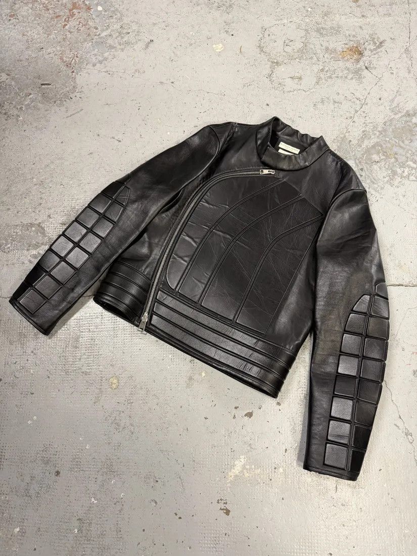 Bottega Veneta FW2019 Bottega Veneta Black Padded Asymmetrical Leather Jacket by Daniel Lee Size US M / EU 48-50 / 2 - 7 Thumbnail