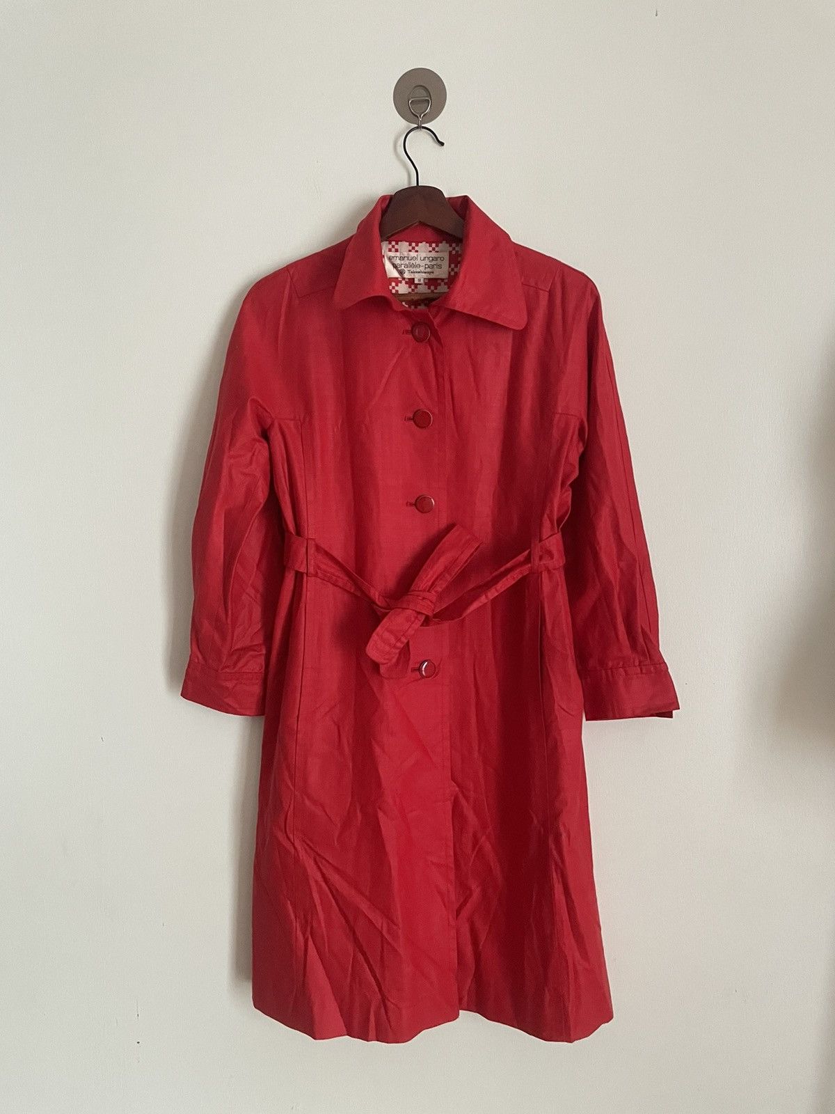 Emanuel Ungaro Emanuel Ungaro Paris Belted Long Coat Size M / US 6-8 / IT 42-44 - 1 Thumbnail