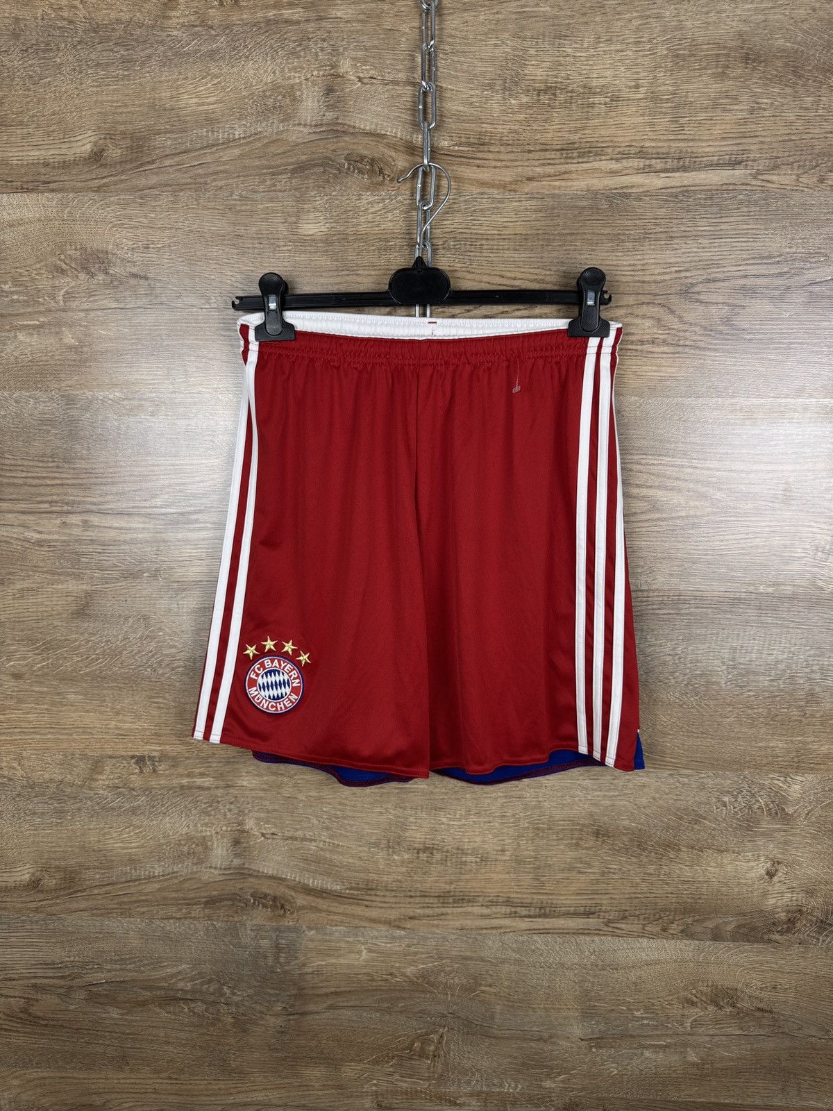 Adidas × Vintage Mens Vintage Adidas Bayern Munich FC soccer shorts training Size US 32 / EU 48 - 1 Thumbnail