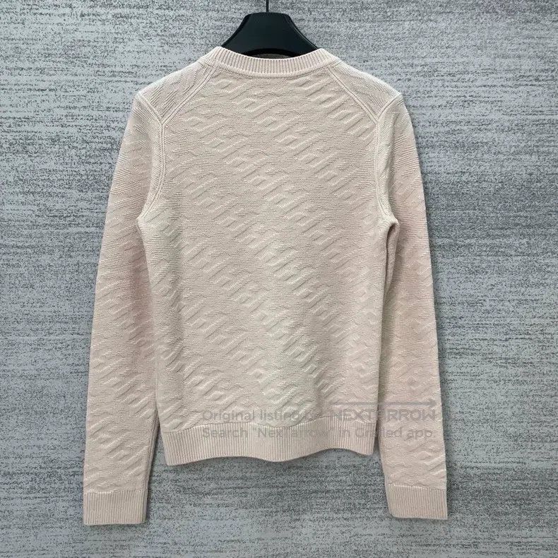 Hermes Hermes Pink Embossed Printed Knit Top Size XS / US 0-2 / IT 36-38 - 2 Thumbnail