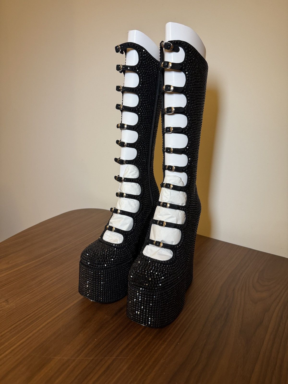 Marc Jacobs Marc Jacob’s Rhinestone Kiki Boots Women’s EU 6/US 6 Size US 6 / IT 36 - 4 Thumbnail