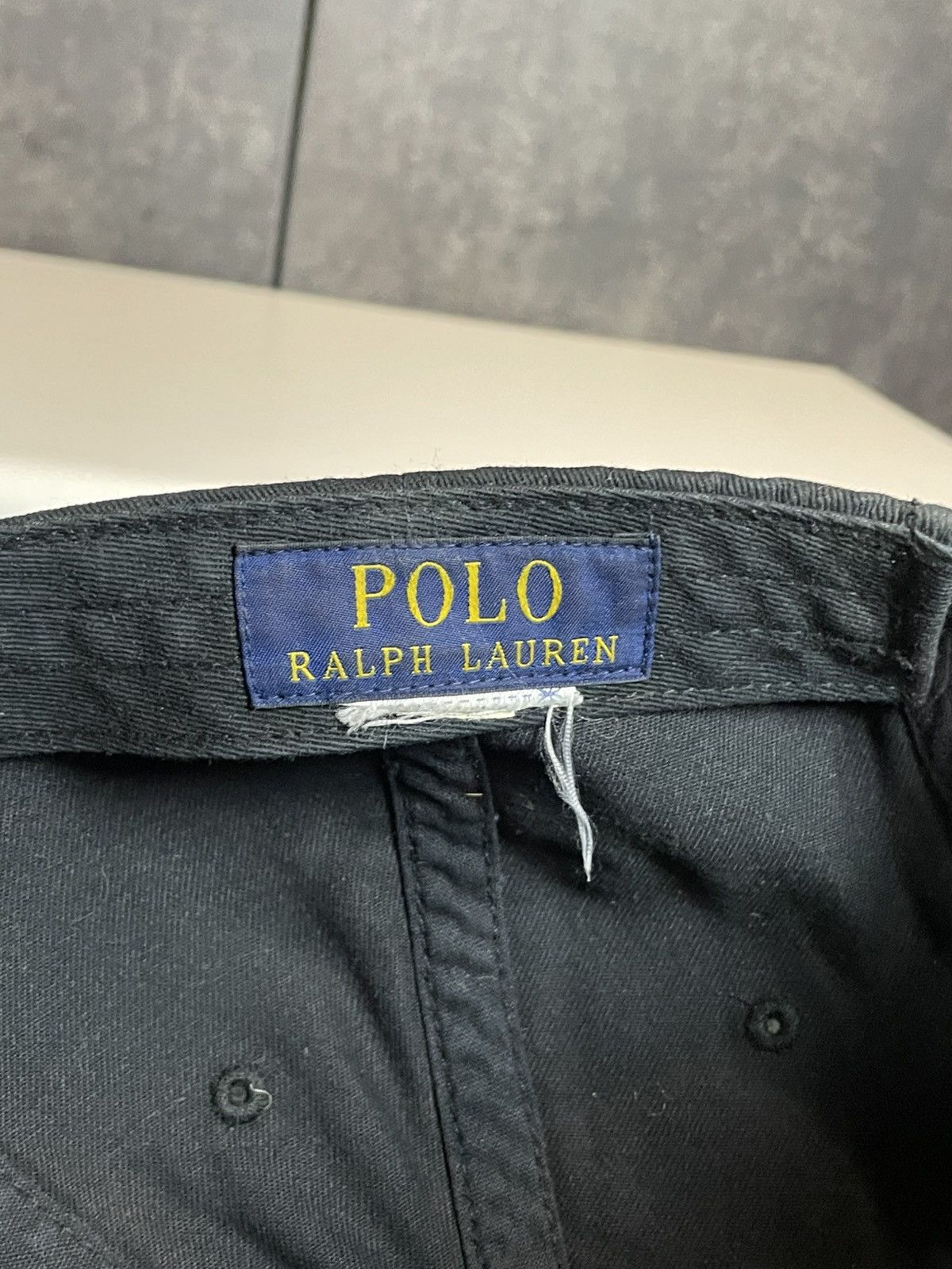 Polo Ralph Lauren Polo Ralph Lauren Pony Black Cap Hat RRL Size ONE SIZE - 8 Thumbnail