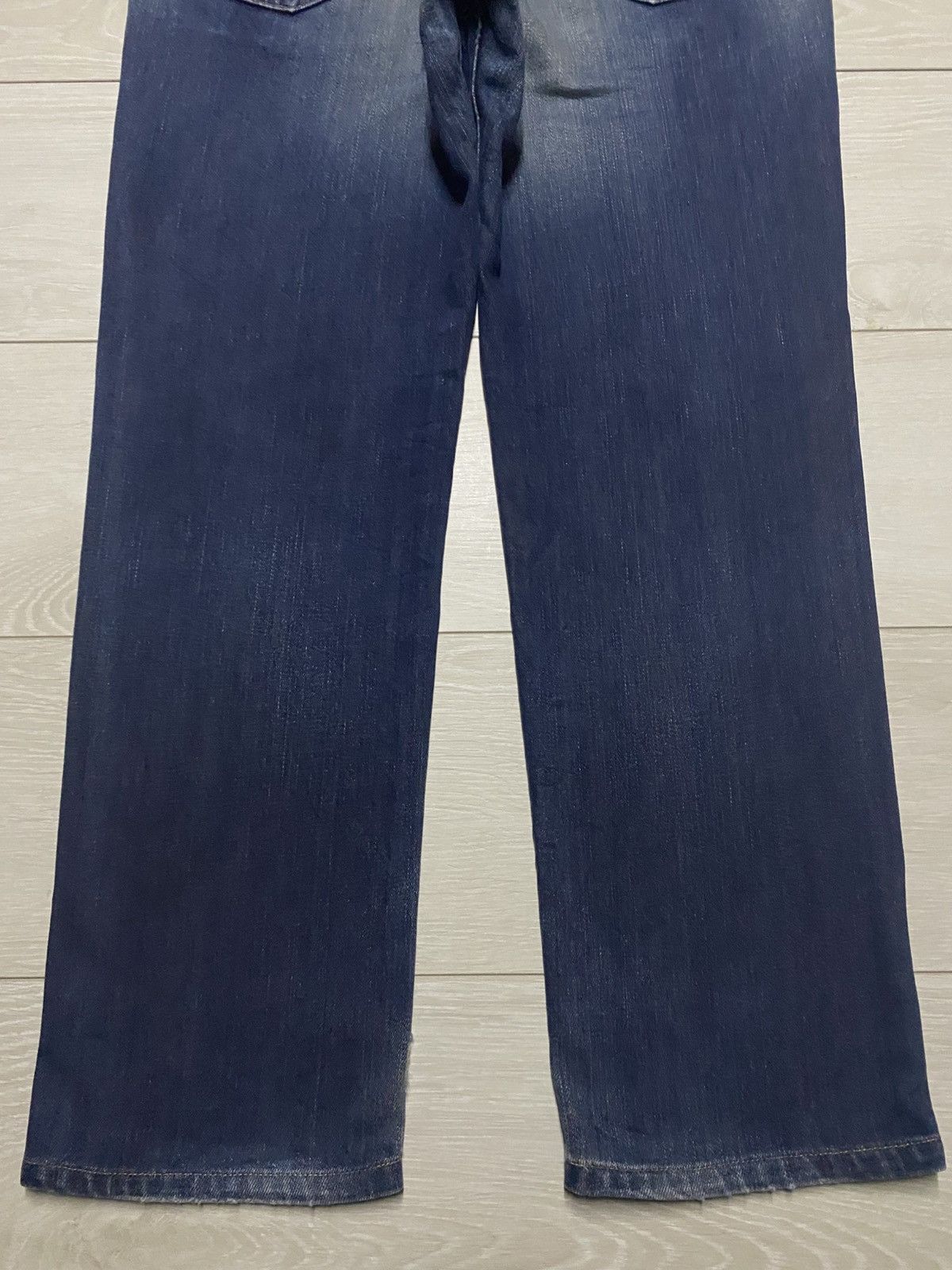 Edwin Vintage Japanese Brand Edwin 502 Mud Wash Distressed Jeans Size US 36 / EU 52 - 6 Thumbnail