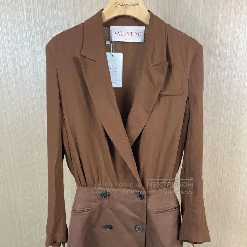 Valentino Valentino Deep Brown Women's Coat . Size S / US 4 / IT 40 - 1 Thumbnail