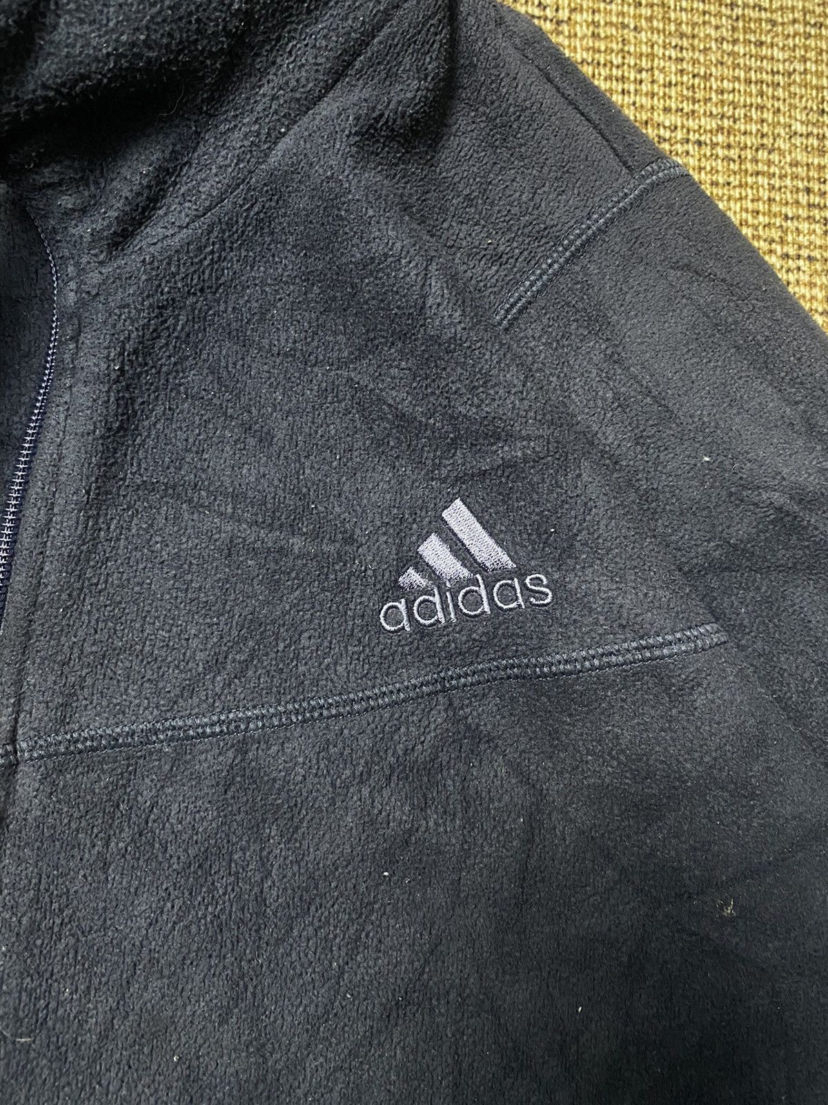 Adidas Adidas Fleece Zipper Jacket Size US L / EU 52-54 / 3 - 7 Thumbnail