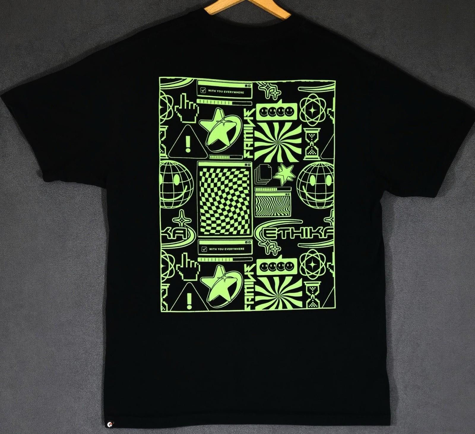The Unbranded Brand Ethika Black Neon Green Men’s Size 2XL Streetwear Cyber Size US XXL / EU 58 / 5 - 1 Thumbnail
