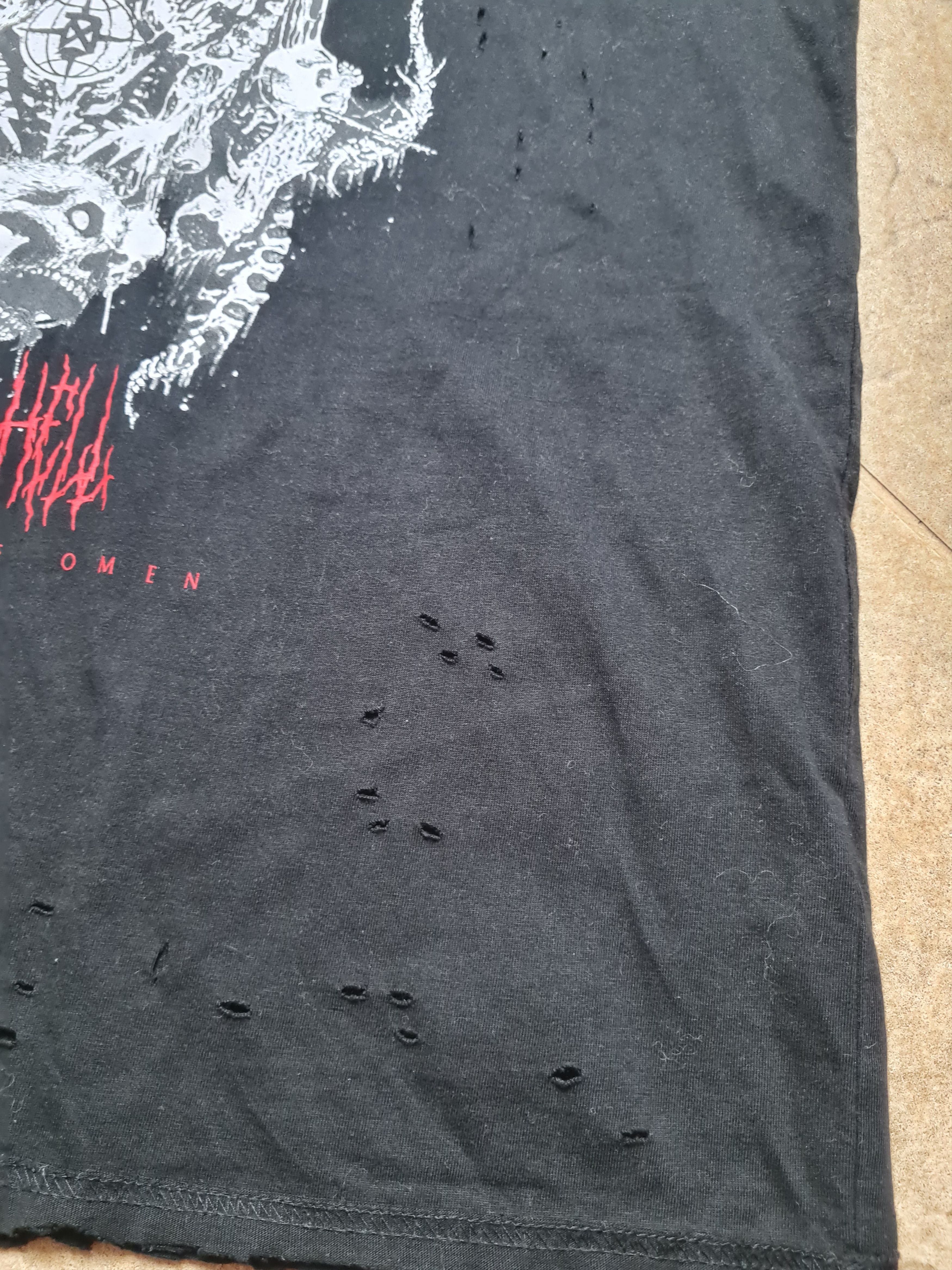 Dxpe Chef Dxpe Chef Distressed Tee Heavy Metal Skull Grunge Punk Goth Size US M / EU 48-50 / 2 - 19 Thumbnail