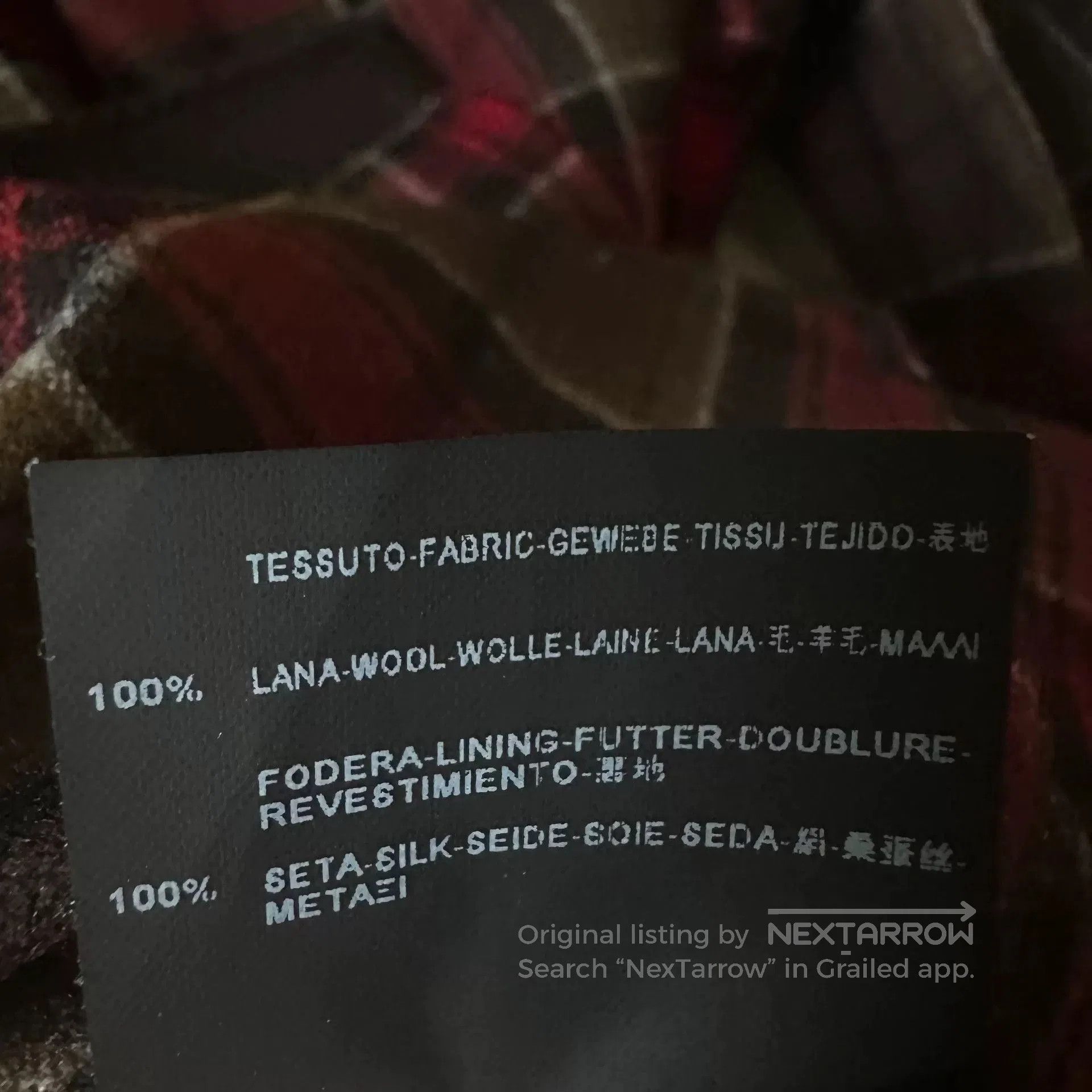 Saint Laurent Paris Saint Laurent SLP 13FW Red Plaid Wool Shirt. Size US S / EU 44-46 / 1 - 5 Thumbnail