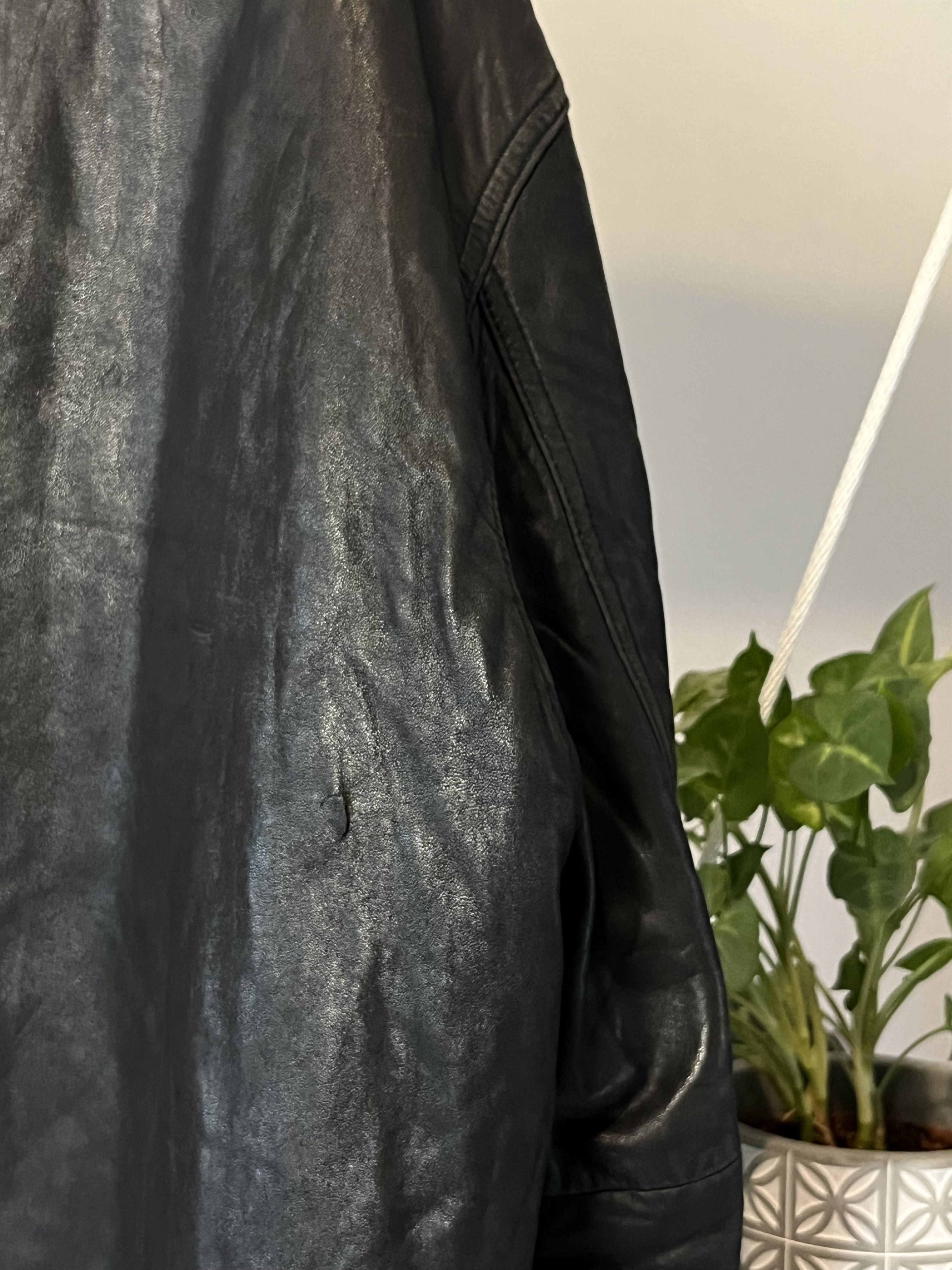 Designer × Hugo Boss × Vintage Vintage Hugo Boss Lamb Leather Jacket Size US XL / EU 56 / 4 - 6 Thumbnail