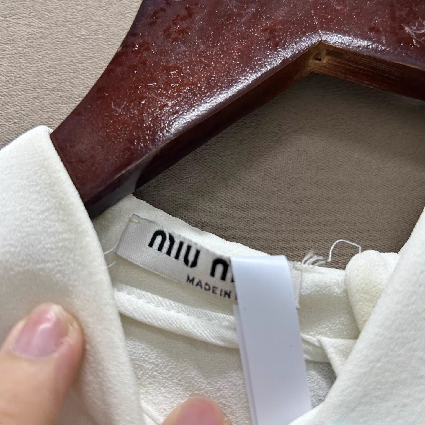Miu Miu MIU MIU 99 New White Sleeveless Blouse Women's 36 Size XS / US 0-2 / IT 36-38 - 4 Thumbnail