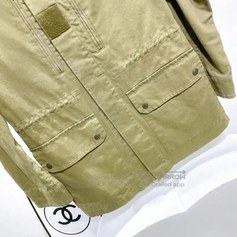 Yves Saint Laurent Saint Laurent Green Cotton Women's Jacket . Size M / US 6-8 / IT 42-44 - 3 Thumbnail