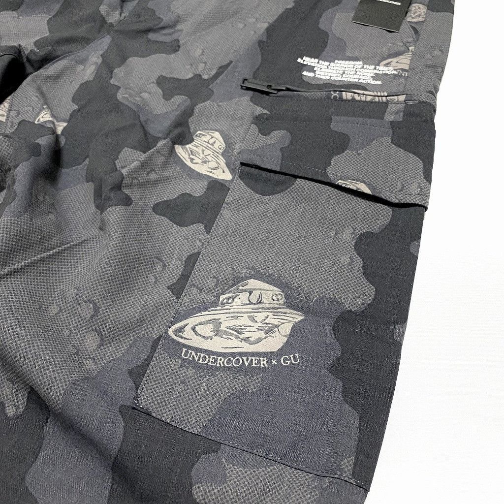 Japanese Brand × Jun Takahashi × Undercover Undercover Wide Tapered Cargo Pants Black for GU Size US 36 / EU 52 - 3 Thumbnail