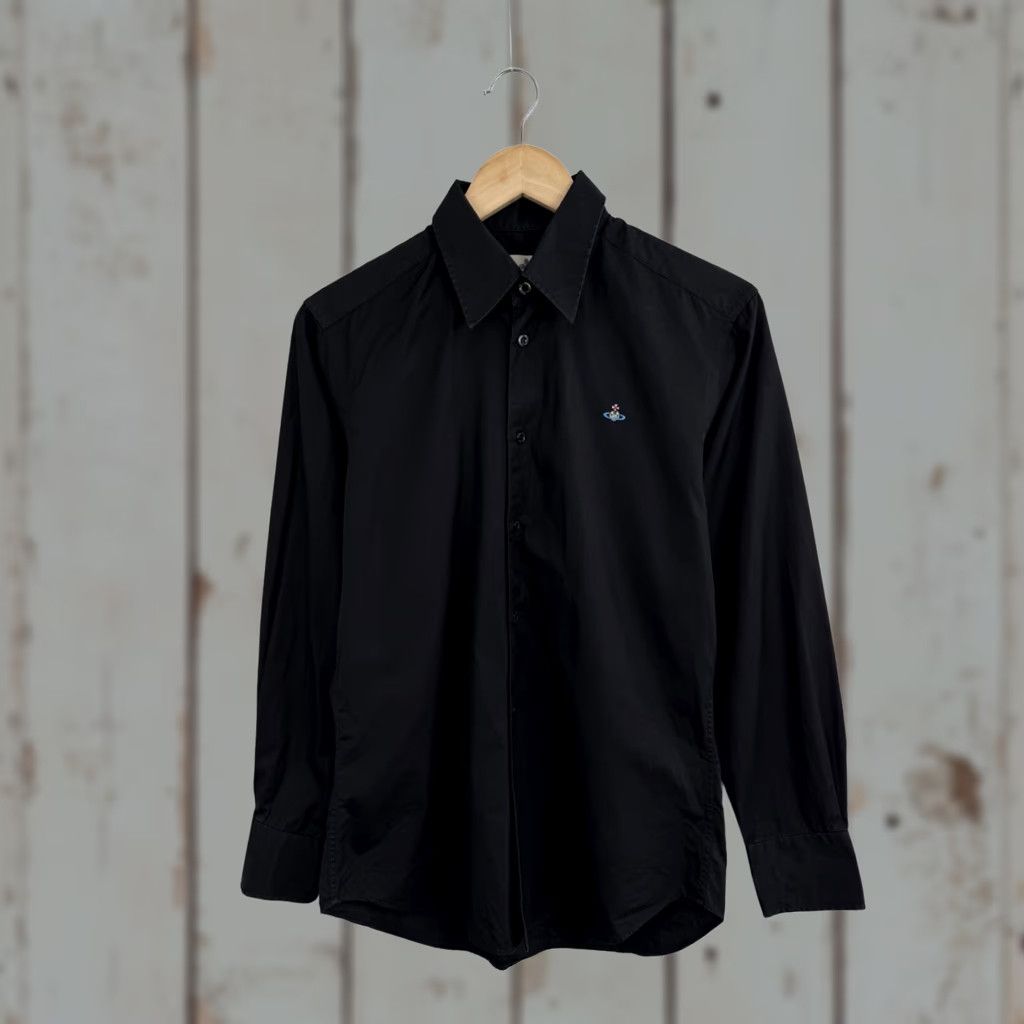 Vivienne Westwood Vivienne Westwood Shirt Mens Button-Up Long Sleeve Black 44 Retro Y2K Luxury Rare Color Black Size US XXL / EU 58 / 5 - 1 Thumbnail
