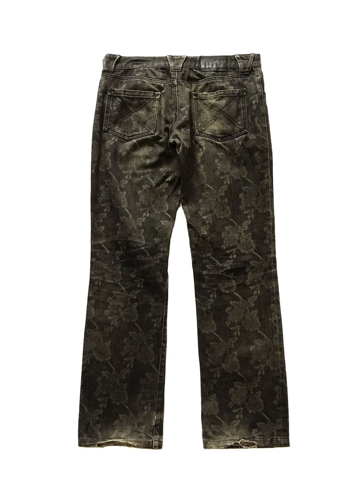 14th Addiction × 20471120 × Beauty Beast JAPANESE BRAND FAUST FULLPRINT FLOWER TROUSER PANTS Size US 30 / EU 46 - 4 Thumbnail