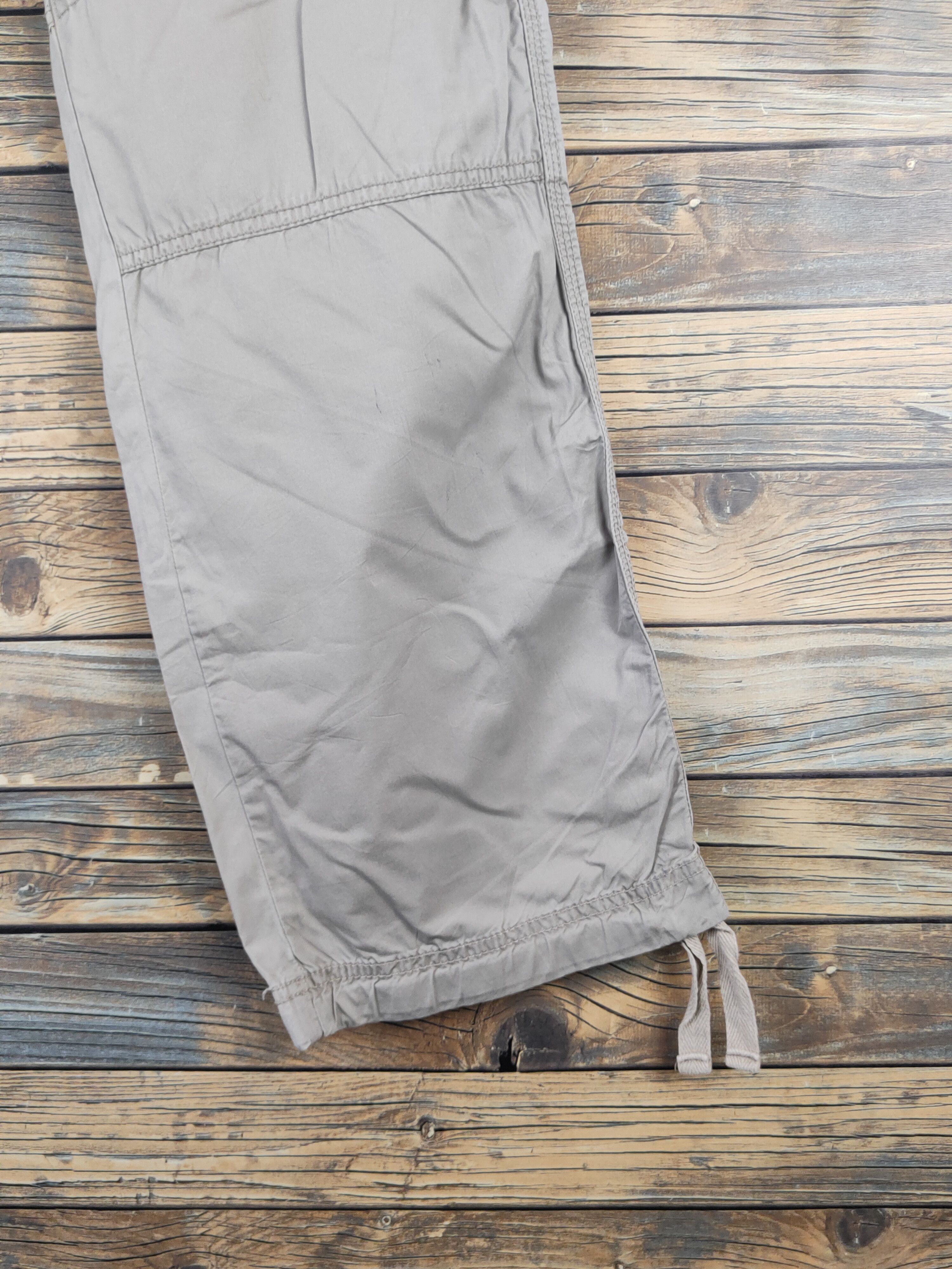 Japanese Brand DL Uniqlo Ivory Multipocket Tactical Cargo Pants #1513 Size US 32 / EU 48 - 6 Thumbnail