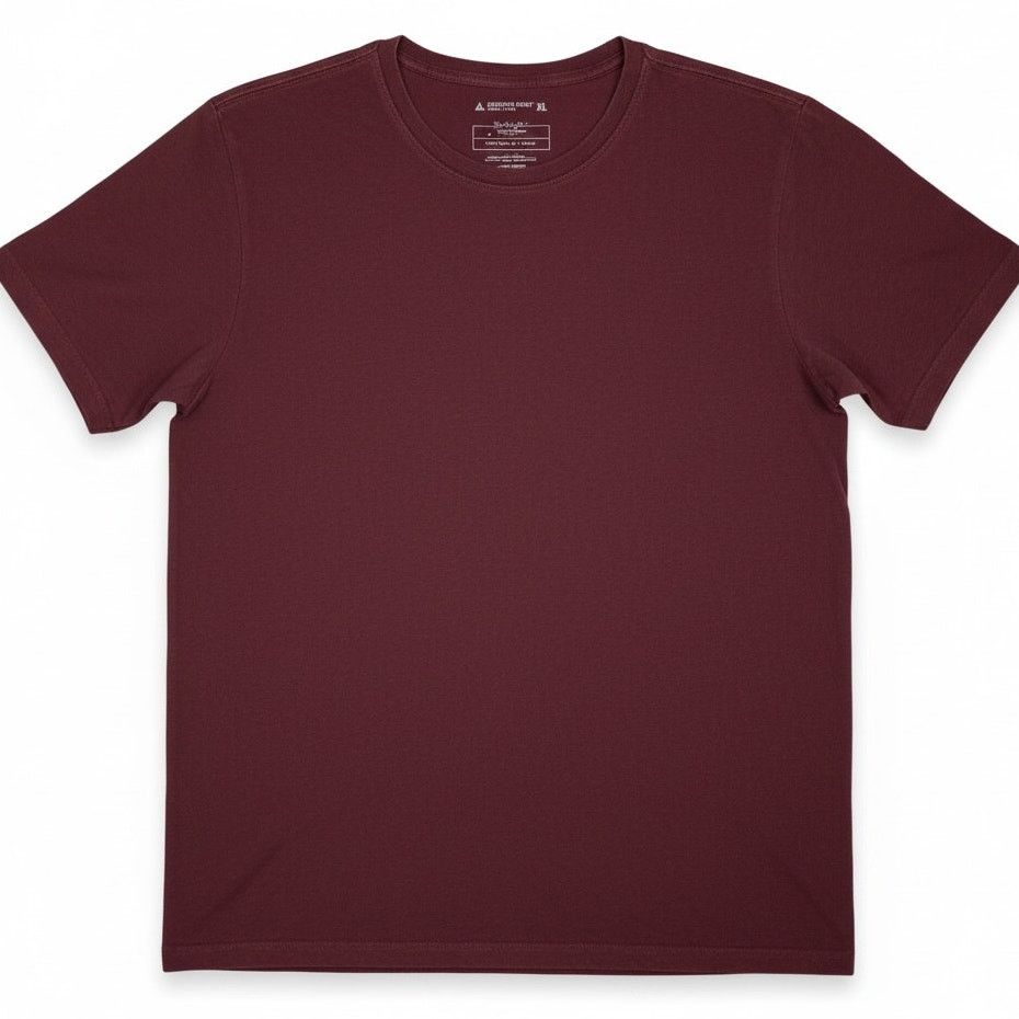 American Giant American Giant Red Maroon Basic T-Shirt Made in USA XL Size US XL / EU 56 / 4 - 1 Thumbnail
