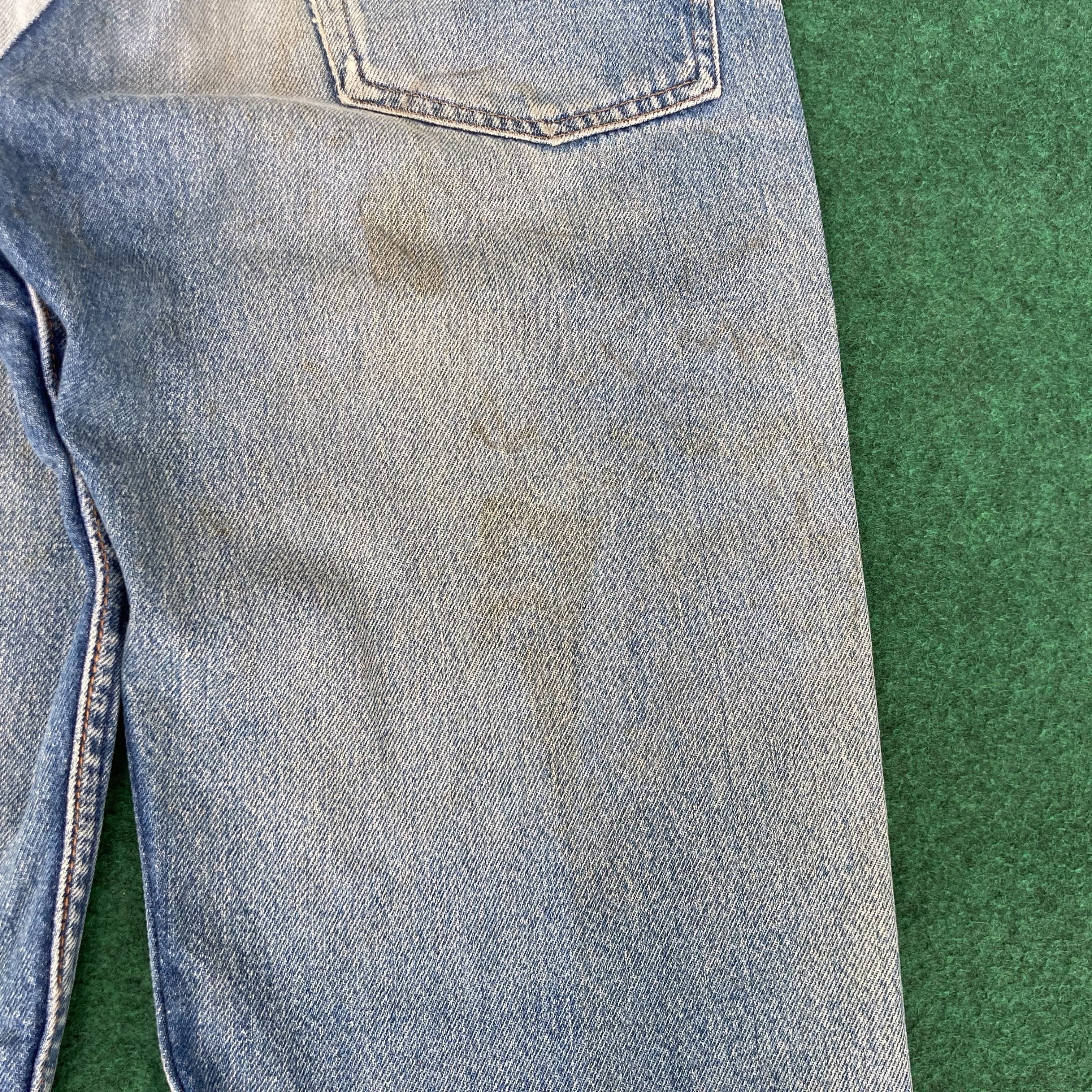 Levi's 28x31.5 Vintage Levis 501 Button Fly Blue Denim 28 Jeans Size US 28 / EU 44 - 10 Thumbnail