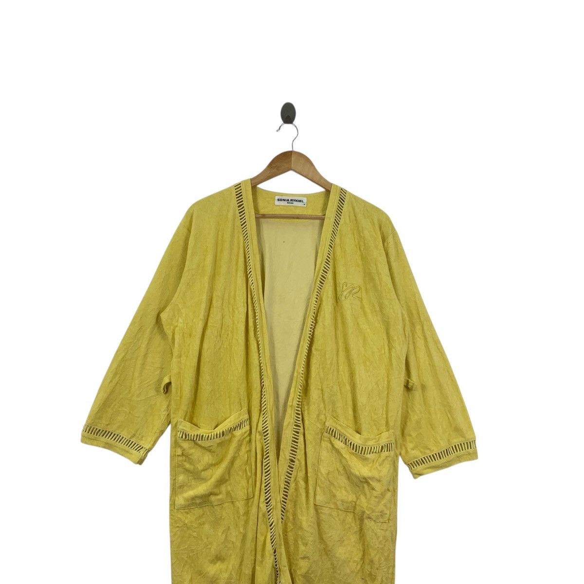 Sonia Rykiel SONIA RYKIEL PARIS Minimalist Design Yellow Robe Coat Onsen Size M / US 6-8 / IT 42-44 - 2 Thumbnail