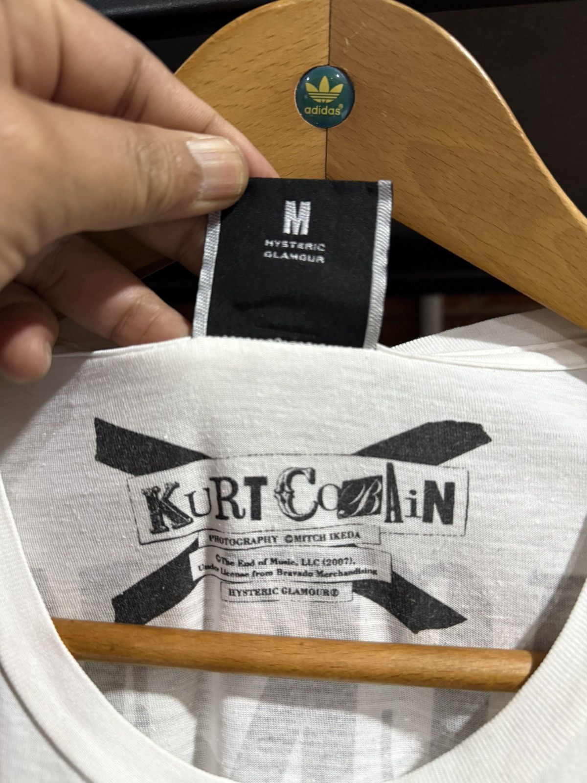Hysteric Glamour Rare Vintage Hysteric Glamour Kurt Cobain Grunge Japan Tee Size US M / EU 48-50 / 2 - 7 Thumbnail
