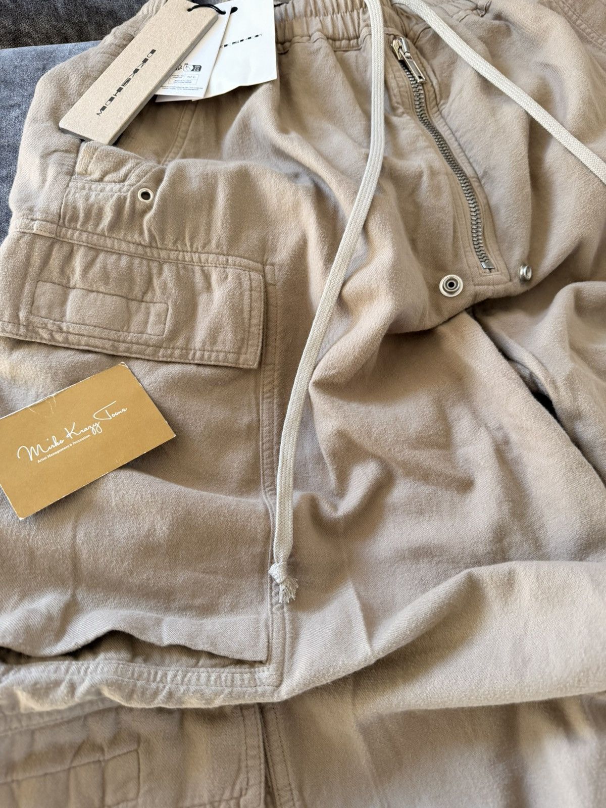 Rick Owens Drkshdw BNWT $885 Rick Owens Drkshdw Double Cargo Jumbo Belas Woven Size US 36 / EU 52 - 11 Thumbnail