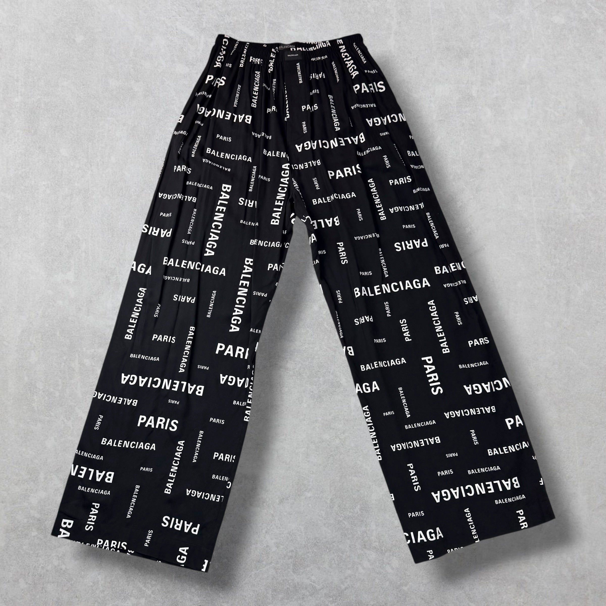 Balenciaga Balenciaga All Over Diagonal Logo Pajama Pants L Size US 38 / EU 54 - 3 Thumbnail