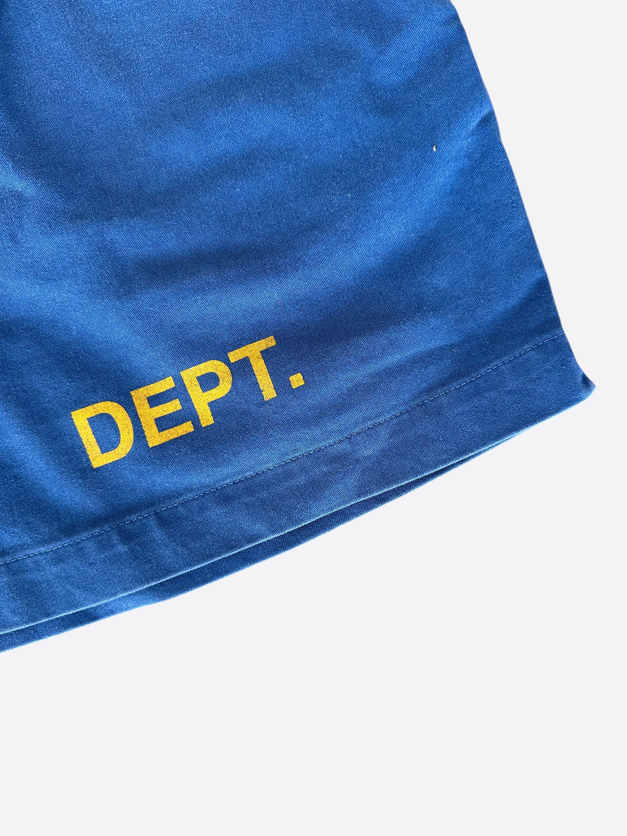 Gallery Dept. Gallery Dept Blue & Yellow French Logo Zuma Shorts Size US 28 / EU 44 - 3 Thumbnail