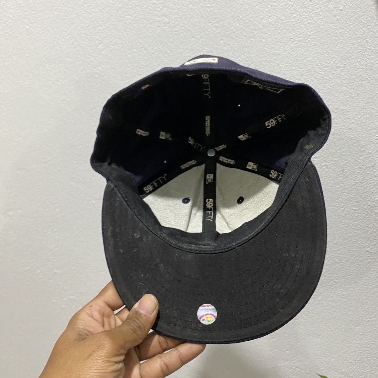 New Era Rare Vintage LA Angels Hat 7 3/8 New Era Baseball Black Size ONE SIZE - 7 Thumbnail