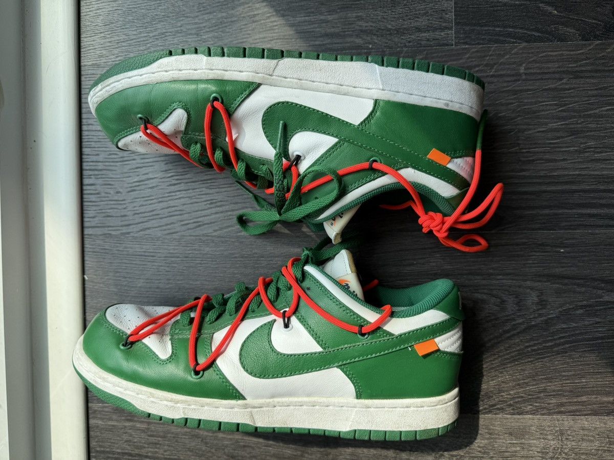Nike × Off-White Offwhite dunk pine green Size US 10 / EU 43 - 2 Thumbnail
