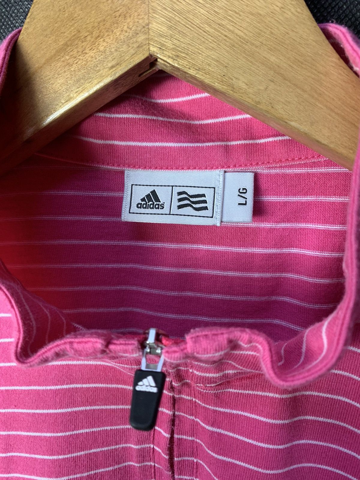 Adidas 🔥Adidas Halfzipper Stripes Sportswear Tee Size US L / EU 52-54 / 3 - 4 Thumbnail