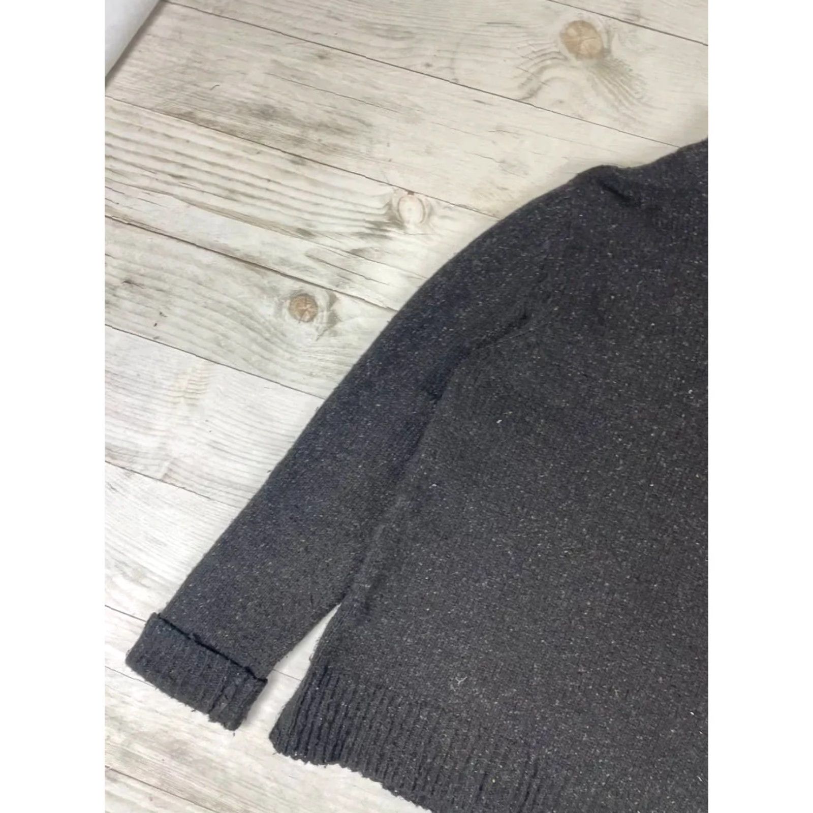 Barbour VINTAGE Barbour Sweater Men XL Black Wool Knit Pullover Size US XL / EU 56 / 4 - 6 Thumbnail