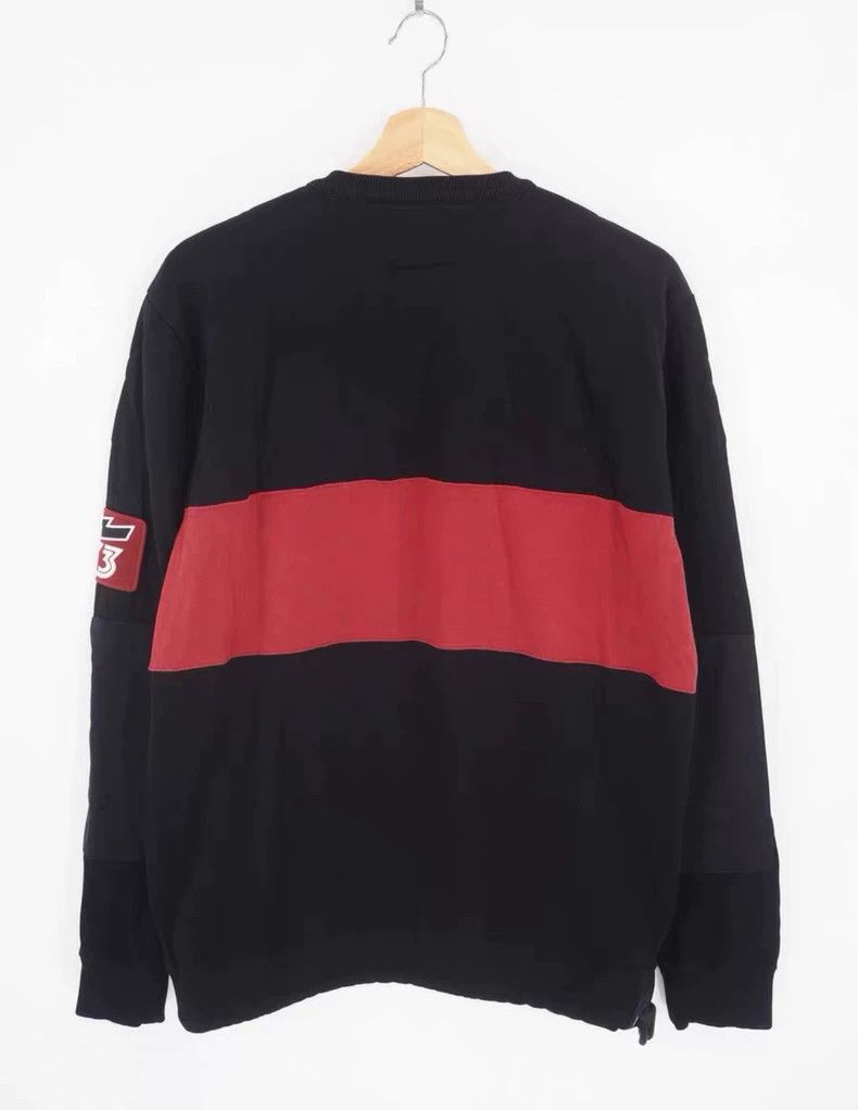Givenchy Givenchy black and red lightning logo patch pocket long sl Size US L / EU 52-54 / 3 - 2 Thumbnail